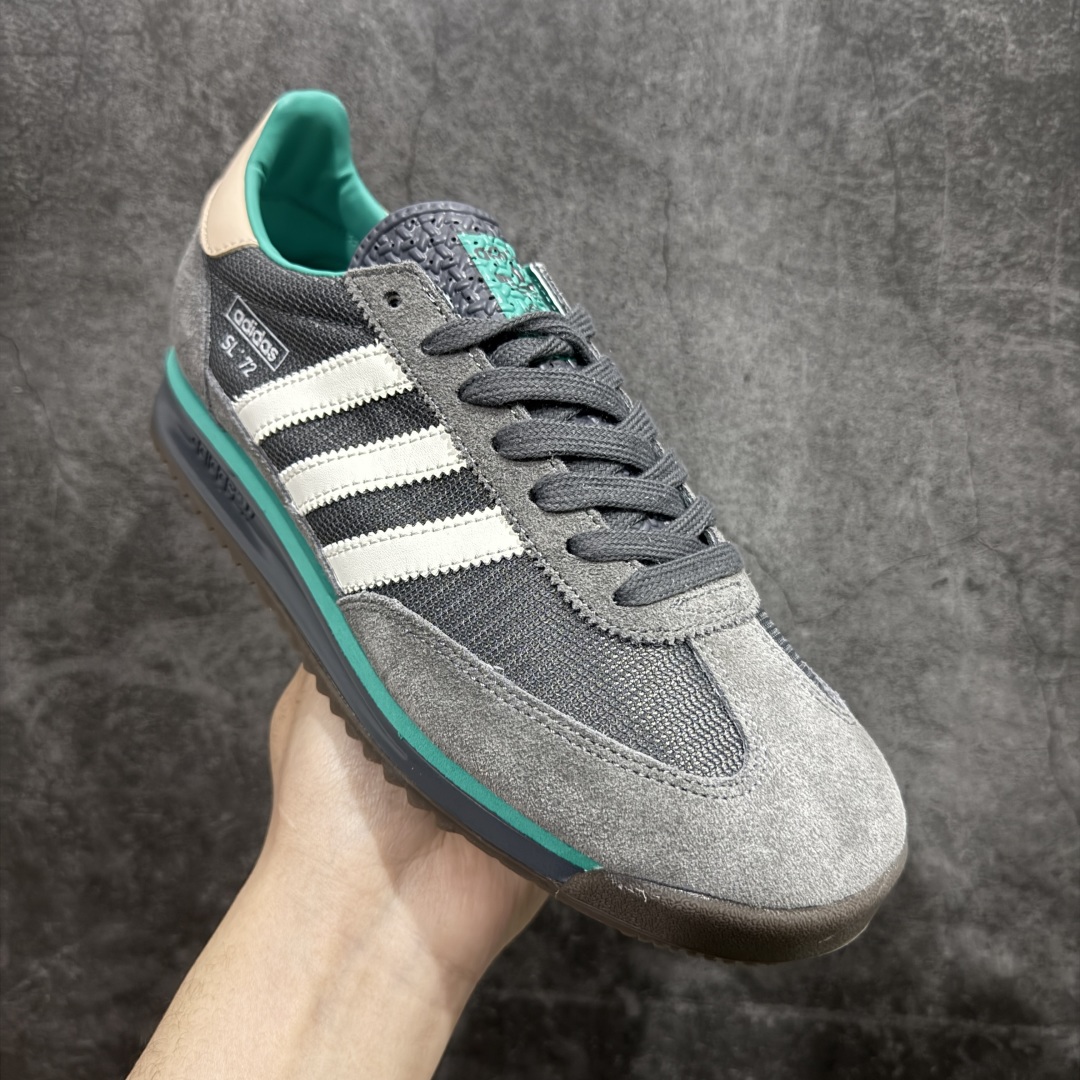 【K8纯原】Adidas Original SL72 OG 系列德训足球风百搭低帮休闲运动板鞋  JI2484