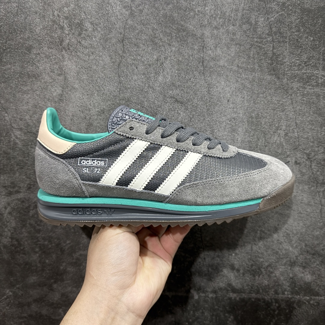 【K8纯原】Adidas Original SL72 OG 系列德训足球风百搭低帮休闲运动板鞋货号：JI2484nn原版开发 品质细节完美n正确版型 正确粗翻毛皮n采用高弹EVA+MODEL+RB三层组合底区别市面RB一体大底 三层组合鞋底重量与原鞋一致  尺码：36 36⅔ 37⅓ 38 38⅔ 39⅓ 40 40⅔ 41⅓ 42 42⅔ 43⅓ 44 44⅔ 45 编码：YB230250-莆田鞋批发中心