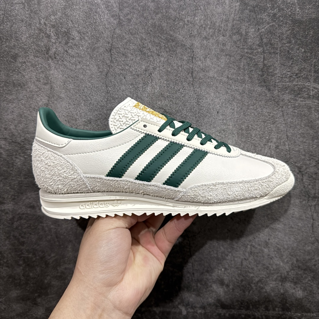 【K8纯原】Adidas Original SL72 OG 系列德训足球风百搭低帮休闲运动板鞋货号：IF1940nn原版开发 品质细节完美n正确版型 正确粗翻毛皮n采用高弹EVA+MODEL+RB三层组合底区别市面RB一体大底 三层组合鞋底重量与原鞋一致  尺码：36 36⅔ 37⅓ 38 38⅔ 39⅓ 40 40⅔ 41⅓ 42 42⅔ 43⅓ 44 44⅔ 45 编码：YB230250-莆田鞋批发中心