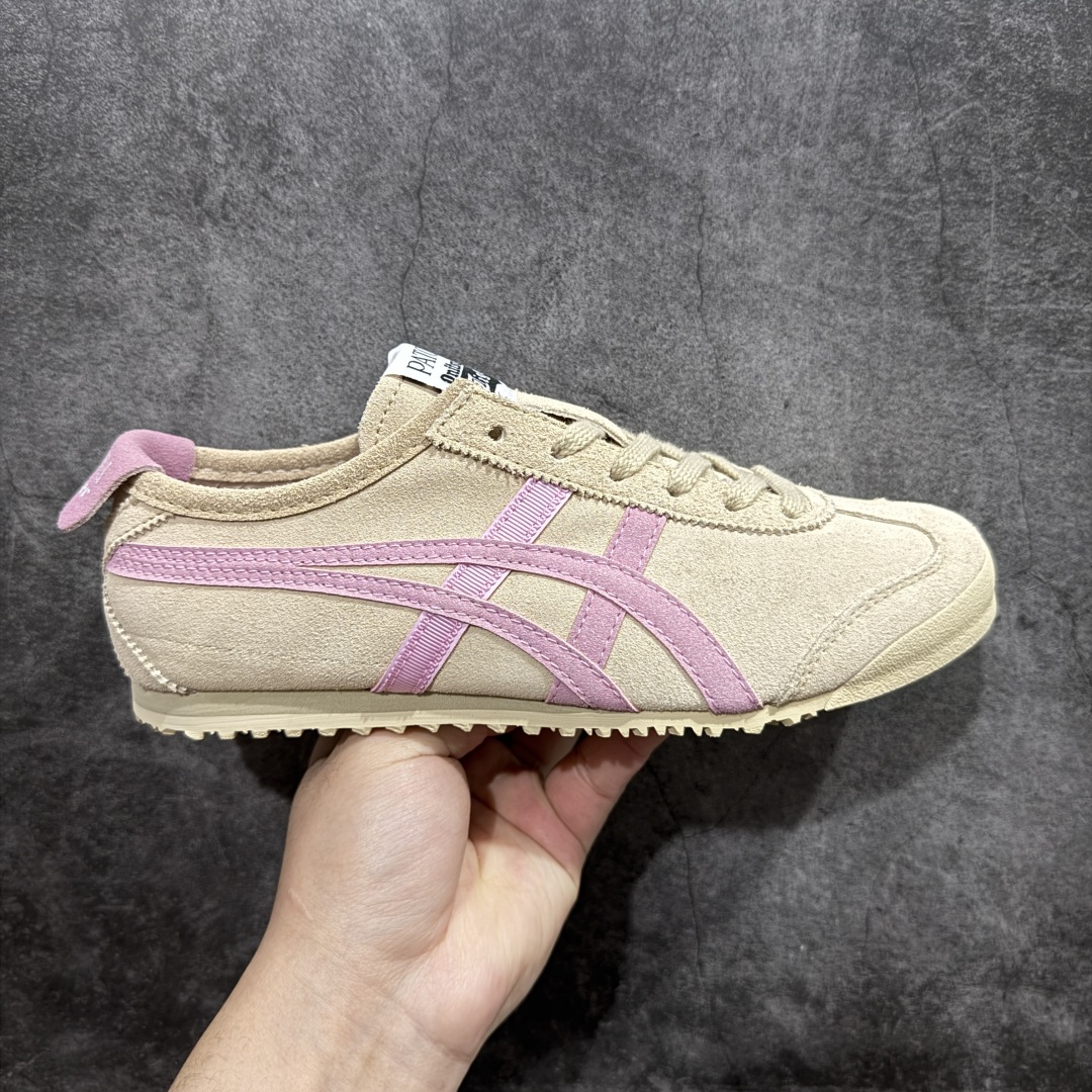 【公司级】Patou x Asics 鬼冢虎 Mexico 66 粉色n印尼厂Oem原单材料 实拍上架n其余全部客供材料 淘宝B级代购店铺内供💯n四联官方吊牌 乳胶组合鞋垫、羊皮纸质中底 不用宰手买专柜 这里满足你👊🏼 货号：1183C380-001 Size：36-40  编码：FS210220-莆田鞋批发中心