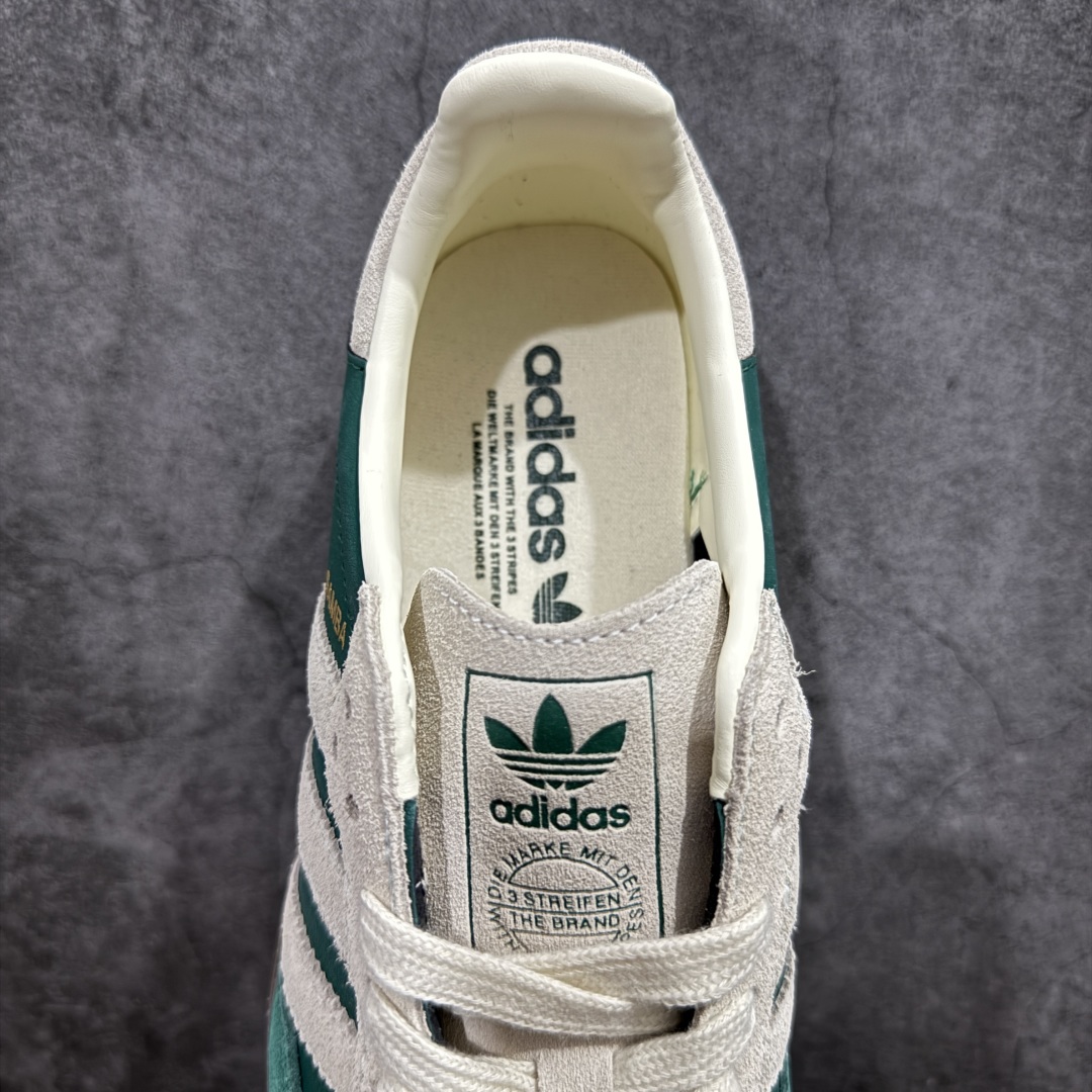 【正确版】Adidas Originals Samba OG桑巴舞系列绅士德训足球风百搭低帮休闲运动板鞋 绿白 JI3215