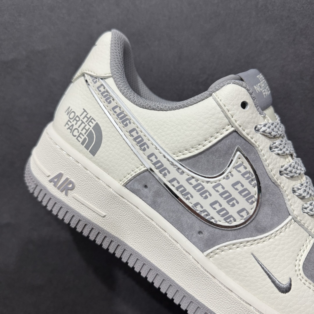 Nk Air Force 1'07 Low 北面联名 CDG米灰勾 空军一号低帮休闲板鞋 BB7518-014