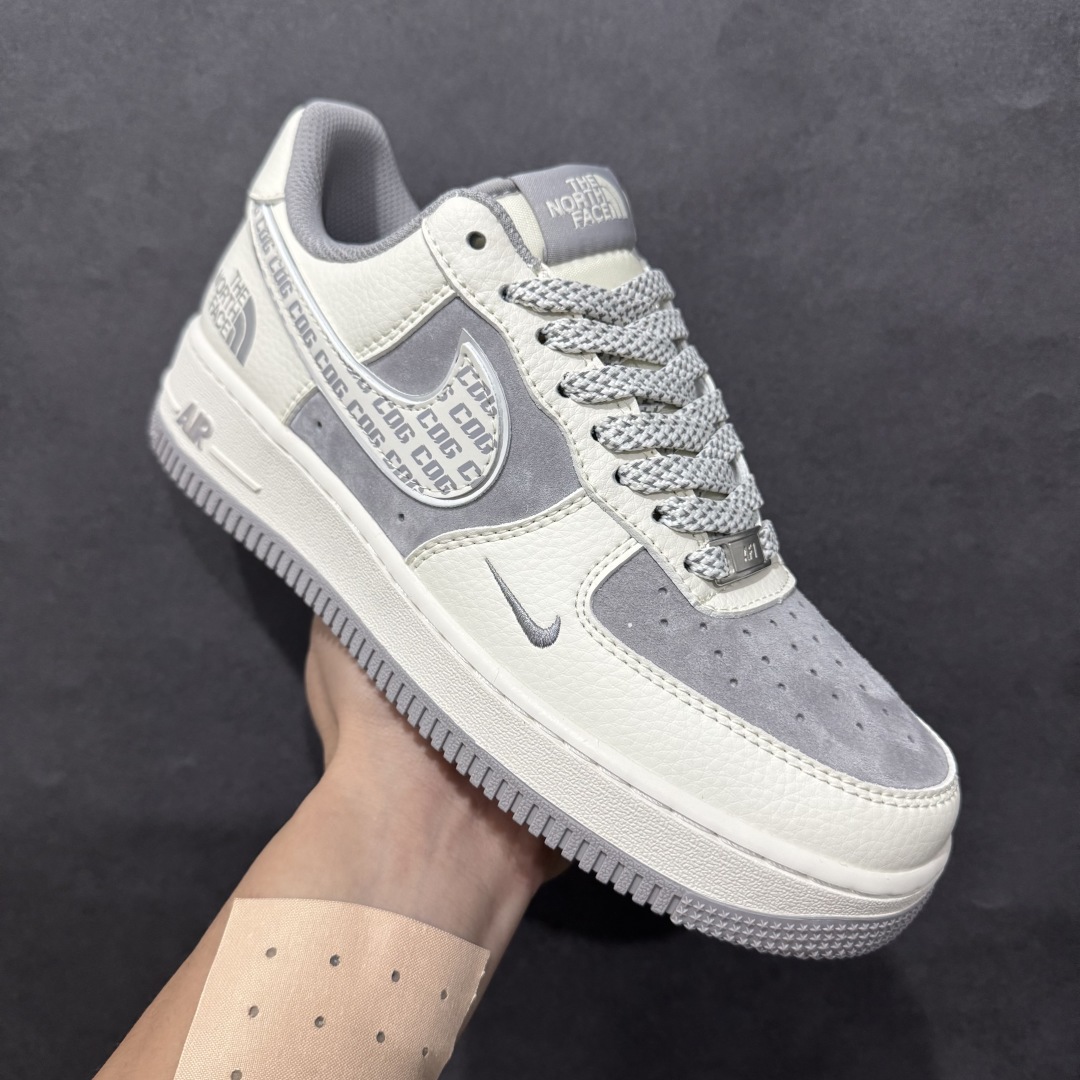 Nk Air Force 1'07 Low 北面联名 CDG米灰勾 空军一号低帮休闲板鞋 BB7518-014