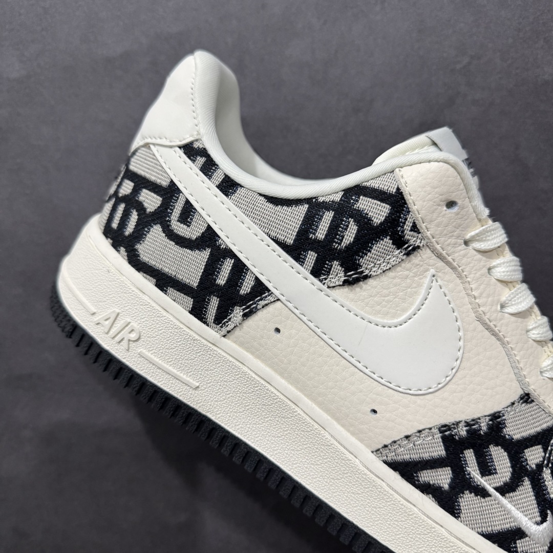 【定制版】Nk Air Force 1'07 Low 迪奥联名 黑花纹 空军一号低帮休闲板鞋 DF0188-028