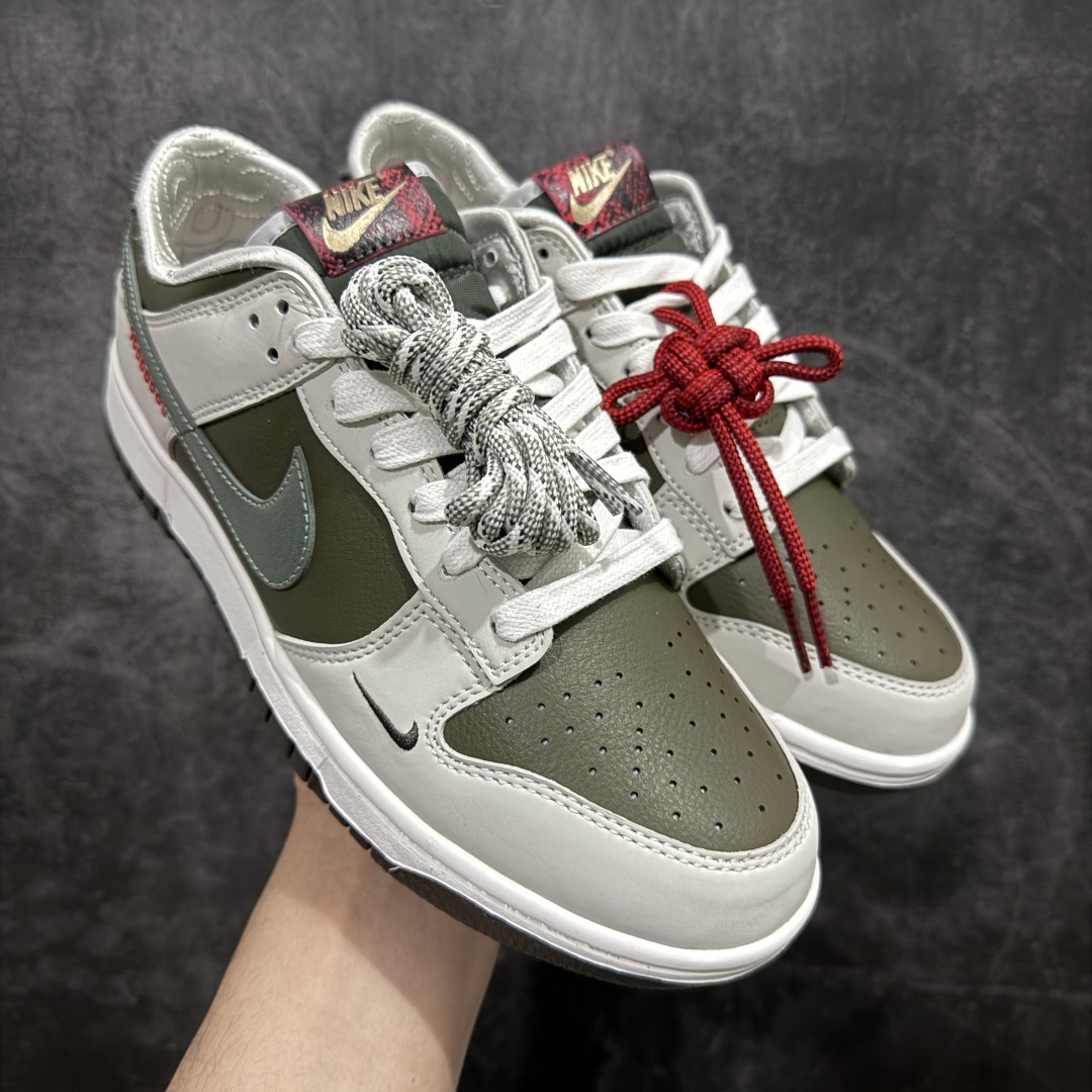 【纯原z版】Dunk Low 蛇年限定米白绿n正确配件出货 目前市面最推荐版本 价格不杀猪💪🏻n正确蛇年中国结+赠送原版鞋带版型好 清洁度高 优于市场大多版本 货号：HV5980-231  尺码：36–46 编码：KX260280-莆田鞋批发中心