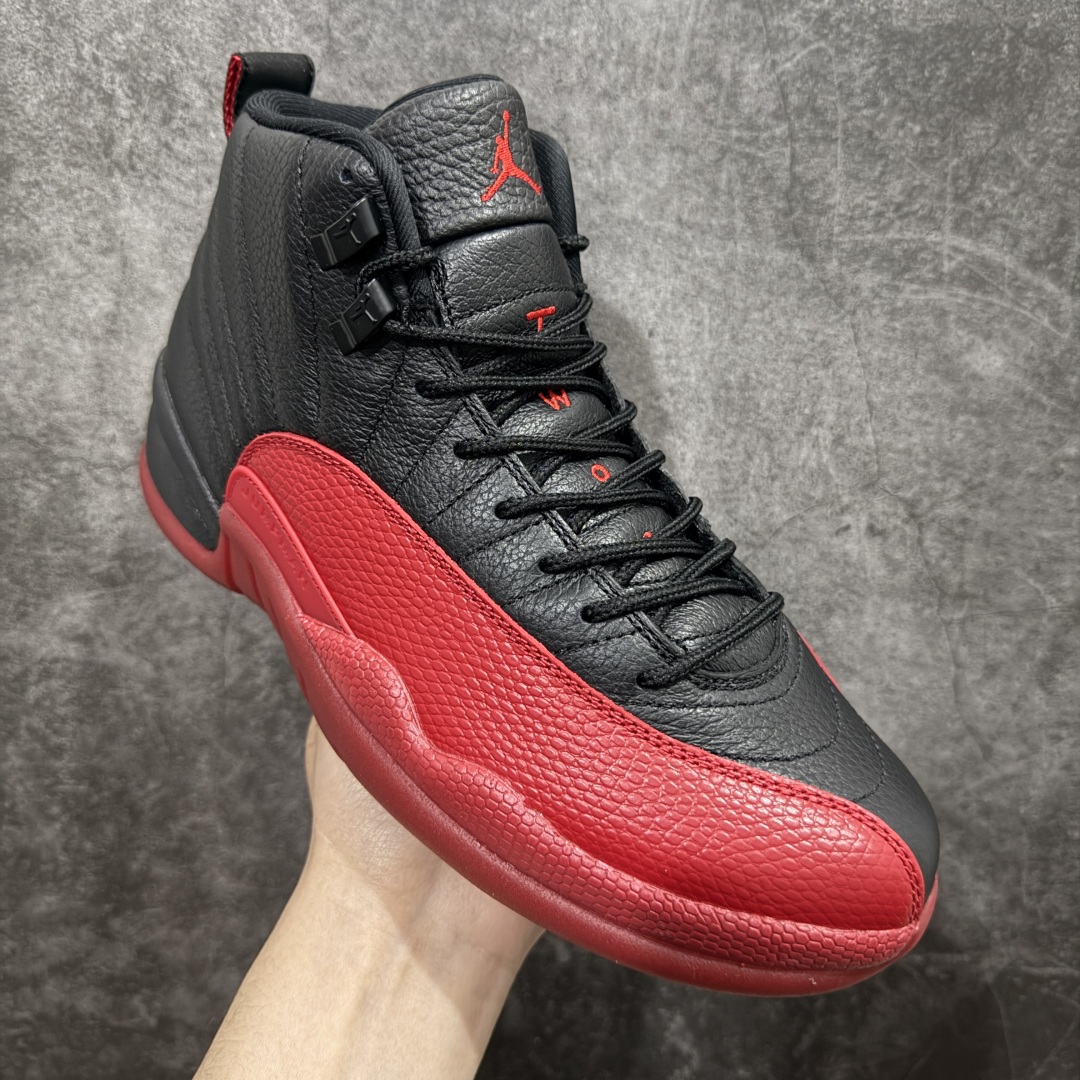 图片[3]-【TK至尊版】Air Jordan AJ12 Retro 潮流 中帮 复古篮球鞋 黑红 CT8013-002nn一比一原厂皮 最正确的版型鞋盒 鞋盒标 芯片 更多12代的配色陆续出齐真真的做到市场12代天花板 国外强烈推荐版本外贸混卖专供品质国内专业外贸AJ大厂出品原厂楦头纸板 原厂皮料打造 原厂真碳板 内置气垫  尺码：40 40.5 41 42 42.5 43 44 44.5 45 46 47.5 编码：ZG480520-莆田鞋批发中心