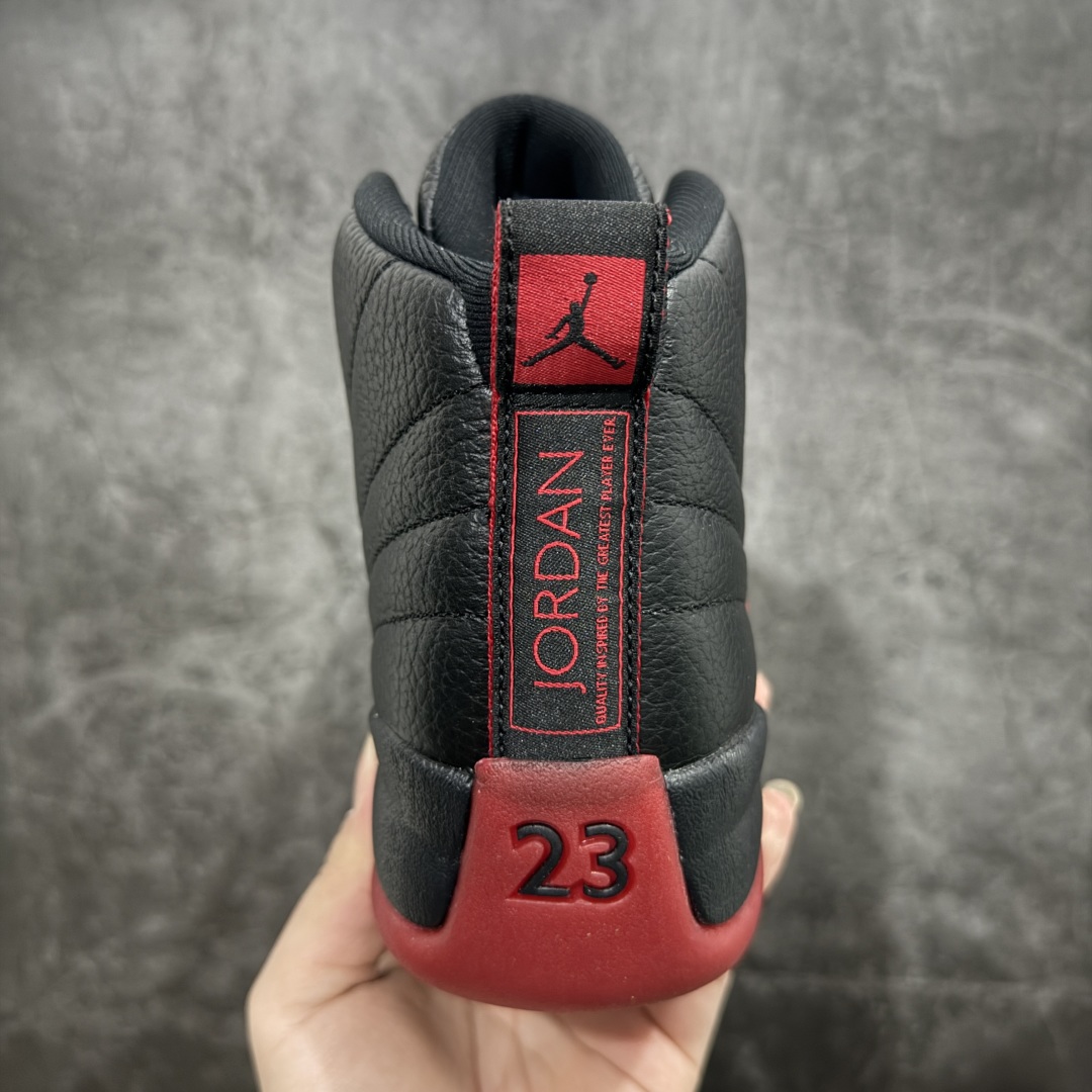 图片[4]-【TK至尊版】Air Jordan AJ12 Retro 潮流 中帮 复古篮球鞋 黑红 CT8013-002nn一比一原厂皮 最正确的版型鞋盒 鞋盒标 芯片 更多12代的配色陆续出齐真真的做到市场12代天花板 国外强烈推荐版本外贸混卖专供品质国内专业外贸AJ大厂出品原厂楦头纸板 原厂皮料打造 原厂真碳板 内置气垫  尺码：40 40.5 41 42 42.5 43 44 44.5 45 46 47.5 编码：ZG480520-莆田鞋批发中心