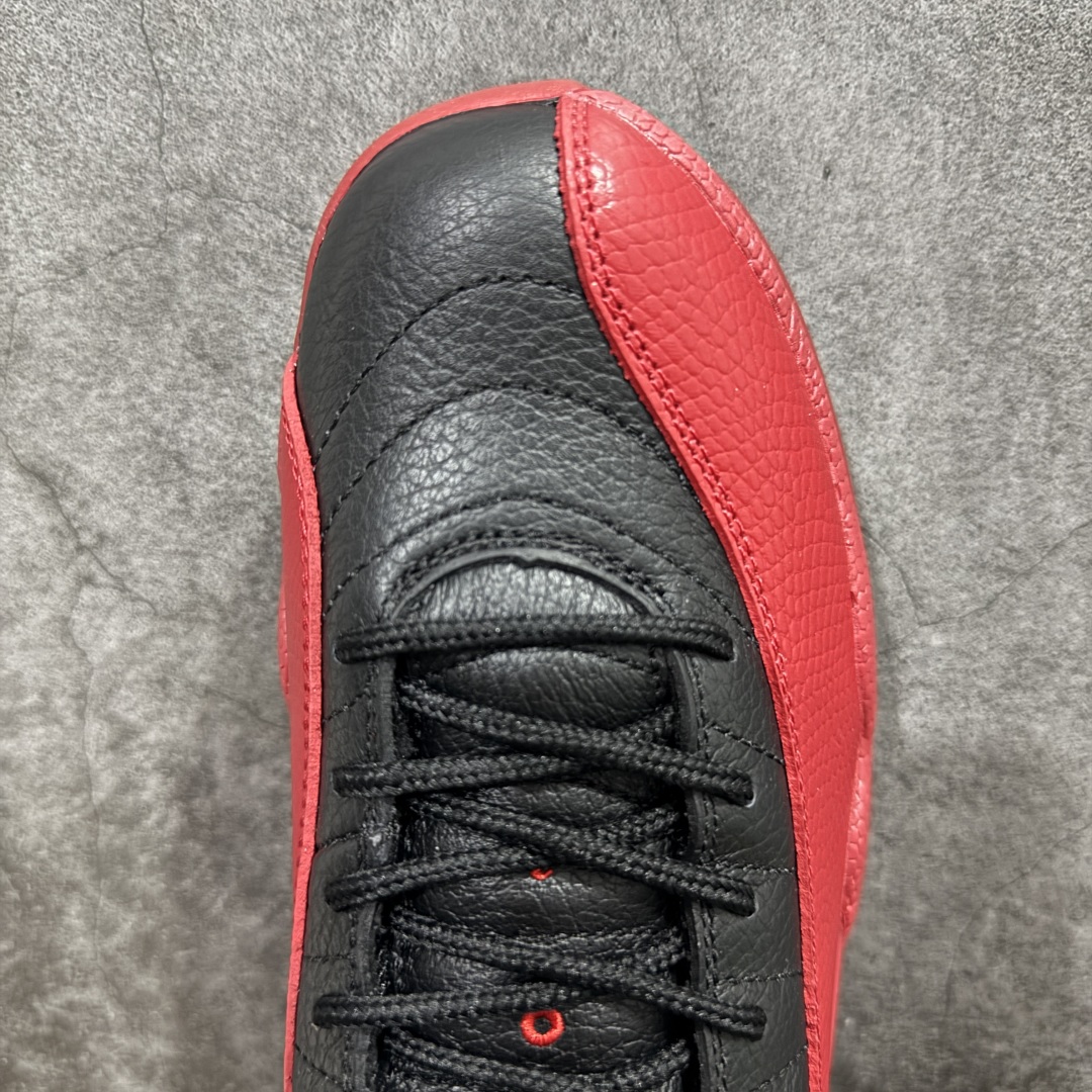 图片[5]-【TK至尊版】Air Jordan AJ12 Retro 潮流 中帮 复古篮球鞋 黑红 CT8013-002nn一比一原厂皮 最正确的版型鞋盒 鞋盒标 芯片 更多12代的配色陆续出齐真真的做到市场12代天花板 国外强烈推荐版本外贸混卖专供品质国内专业外贸AJ大厂出品原厂楦头纸板 原厂皮料打造 原厂真碳板 内置气垫  尺码：40 40.5 41 42 42.5 43 44 44.5 45 46 47.5 编码：ZG480520-莆田鞋批发中心