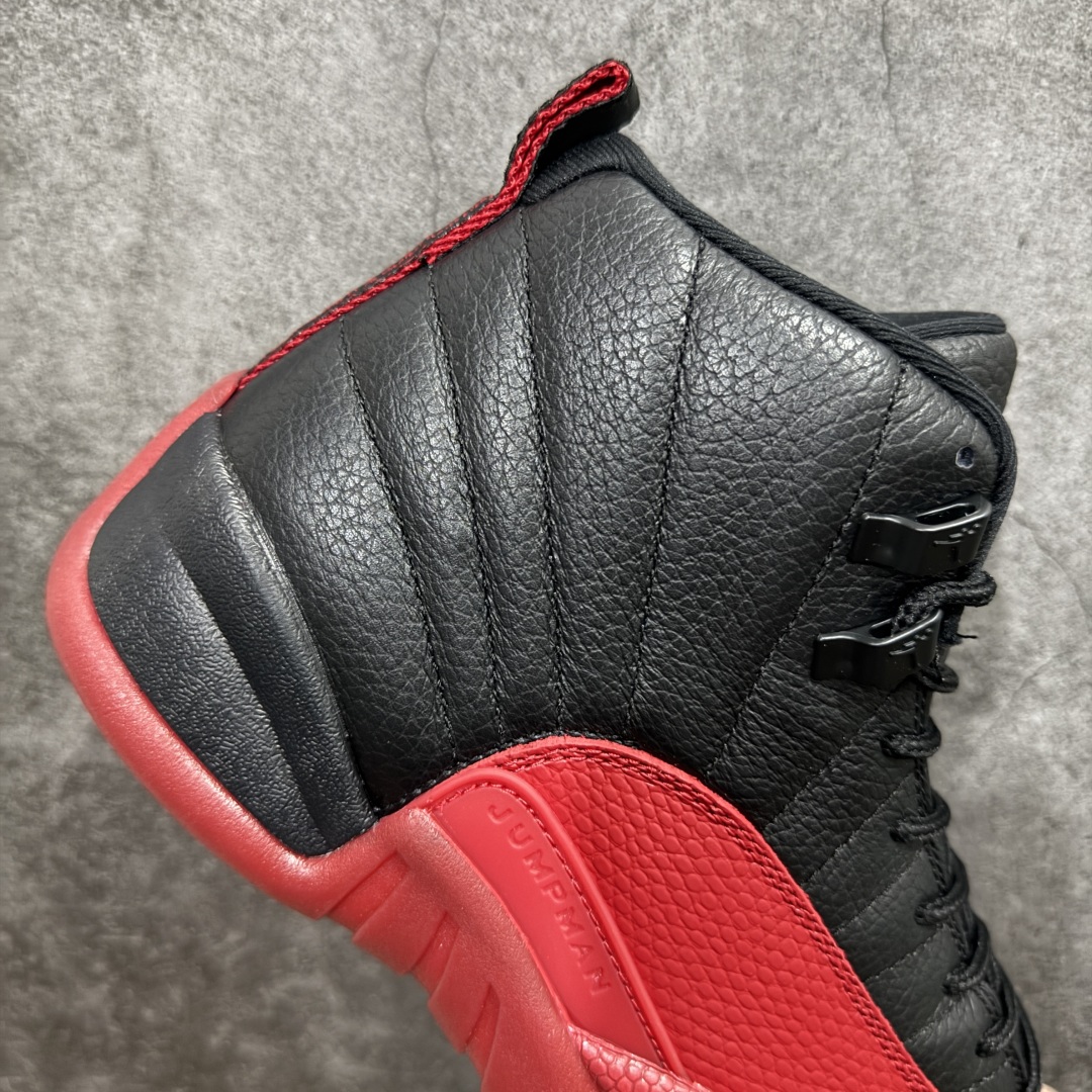 图片[7]-【TK至尊版】Air Jordan AJ12 Retro 潮流 中帮 复古篮球鞋 黑红 CT8013-002nn一比一原厂皮 最正确的版型鞋盒 鞋盒标 芯片 更多12代的配色陆续出齐真真的做到市场12代天花板 国外强烈推荐版本外贸混卖专供品质国内专业外贸AJ大厂出品原厂楦头纸板 原厂皮料打造 原厂真碳板 内置气垫  尺码：40 40.5 41 42 42.5 43 44 44.5 45 46 47.5 编码：ZG480520-莆田鞋批发中心