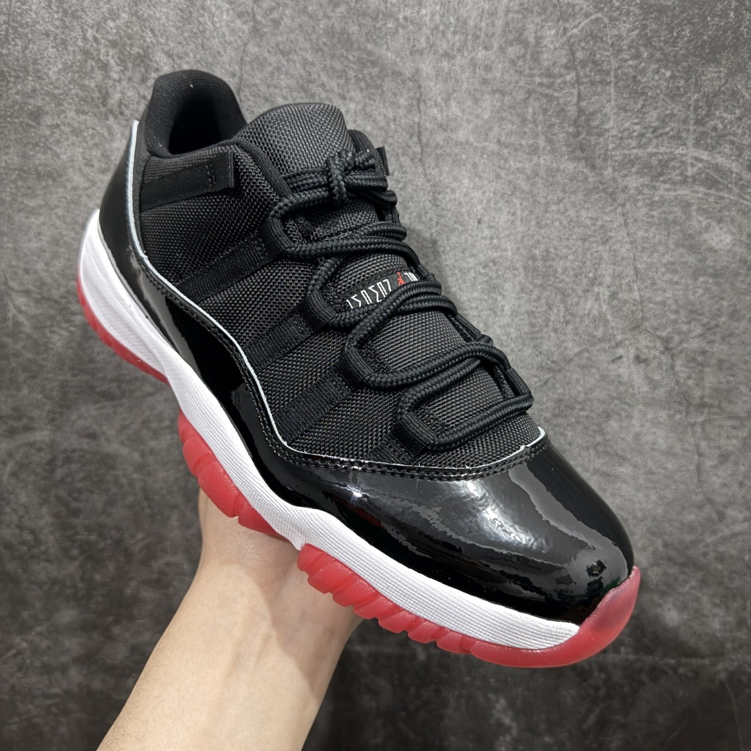 图片[3]-【纯原外贸版本】乔丹11代 Air Jordan 11 Low Bred AJ11黑红2025 低帮nn纯原大厂出品 正确纯原鞋标n官方即将发售 原楦原材料打造n正确黑碳板 原厂牛津布➕原厂漆皮 货号 FV5104-006nSize 40-47.5 编码：X10380420-莆田鞋批发中心