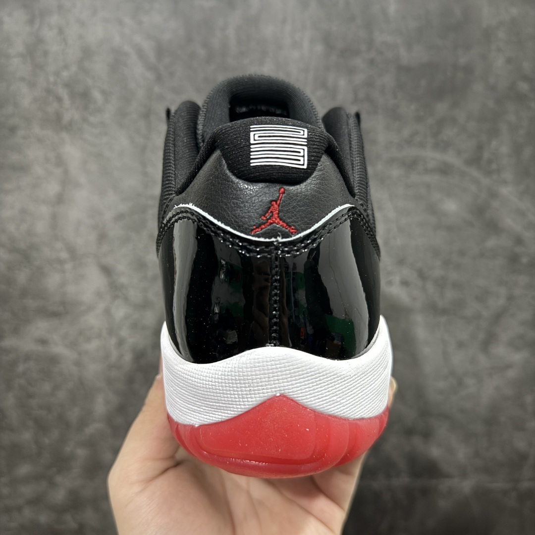 图片[4]-【纯原外贸版本】乔丹11代 Air Jordan 11 Low Bred AJ11黑红2025 低帮nn纯原大厂出品 正确纯原鞋标n官方即将发售 原楦原材料打造n正确黑碳板 原厂牛津布➕原厂漆皮 货号 FV5104-006nSize 40-47.5 编码：X10380420-莆田鞋批发中心