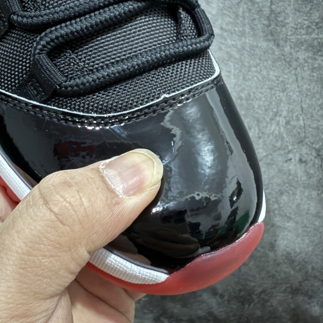 图片[4]-【纯原外贸版本】乔丹11代 Air Jordan 11 Low Bred AJ11黑红2025 低帮nn纯原大厂出品 正确纯原鞋标n官方即将发售 原楦原材料打造n正确黑碳板 原厂牛津布➕原厂漆皮 货号 FV5104-006nSize 40-47.5 编码：X10380420-莆田鞋批发中心