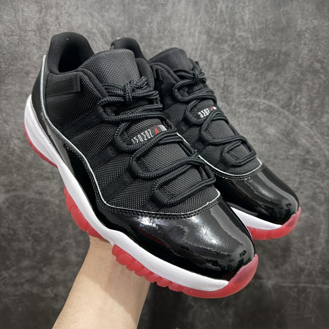 【纯原外贸版本】乔丹11代 Air Jordan 11 Low Bred AJ11黑红2025 低帮nn纯原大厂出品 正确纯原鞋标n官方即将发售 原楦原材料打造n正确黑碳板 原厂牛津布➕原厂漆皮 货号 FV5104-006nSize 40-47.5 编码：X10380420-莆田鞋批发中心