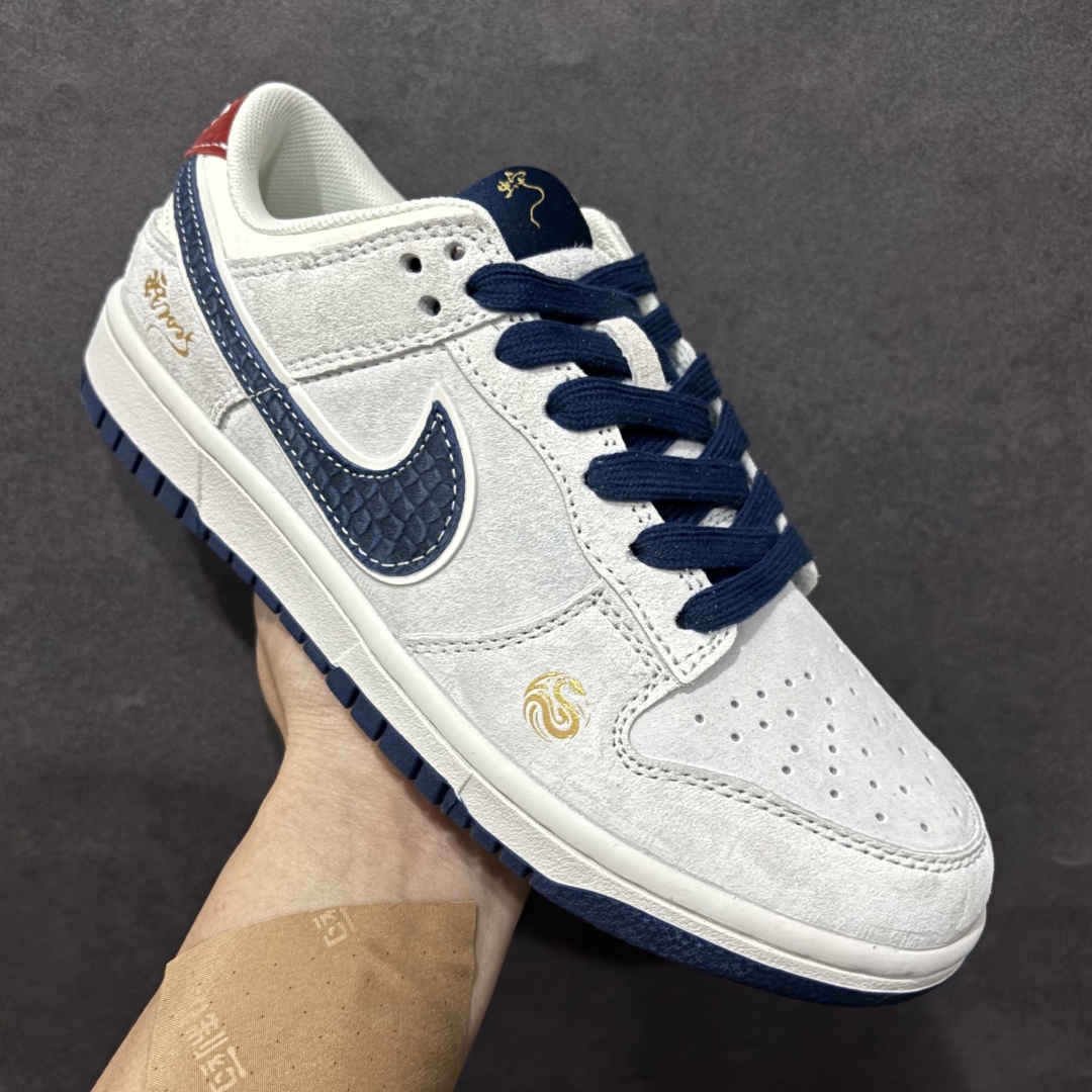 图片[3]-【定制版】Nk SB Dunk Low 蛇年限定 蓝蛇纹勾 周年高端定制 低帮休闲板鞋 XX3168-112rn#定制鞋盒 大厂纯原品质出货 超高清洁度 皮料切割干净无任何毛边 细节完美 r 尺码：36 36.5 37.5 38 38.5 39 40 40.5 41 42 42.5 43 44 44.5 45  编码：HXS340360-莆田鞋批发中心