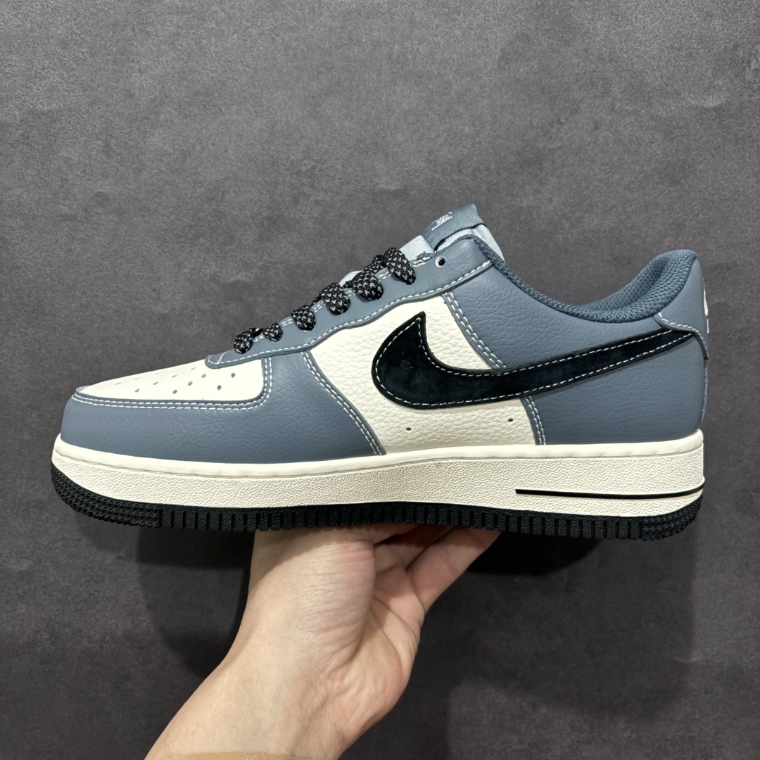 图片[2]-【定制版】Nk Air Force 1\’07 Low 斯图西联名 亮蓝黑勾 空军一号低帮休闲板鞋 XZ3328-198rn#原楦头原纸板 原装鞋盒 定制五金配件 内置全掌气垫 原厂鞋底 r 尺码：36 36.5 37.5 38 38.5 39 40 40.5 41 42 42.5 43 44 44.5 45  编码：HXS310320-莆田鞋批发中心