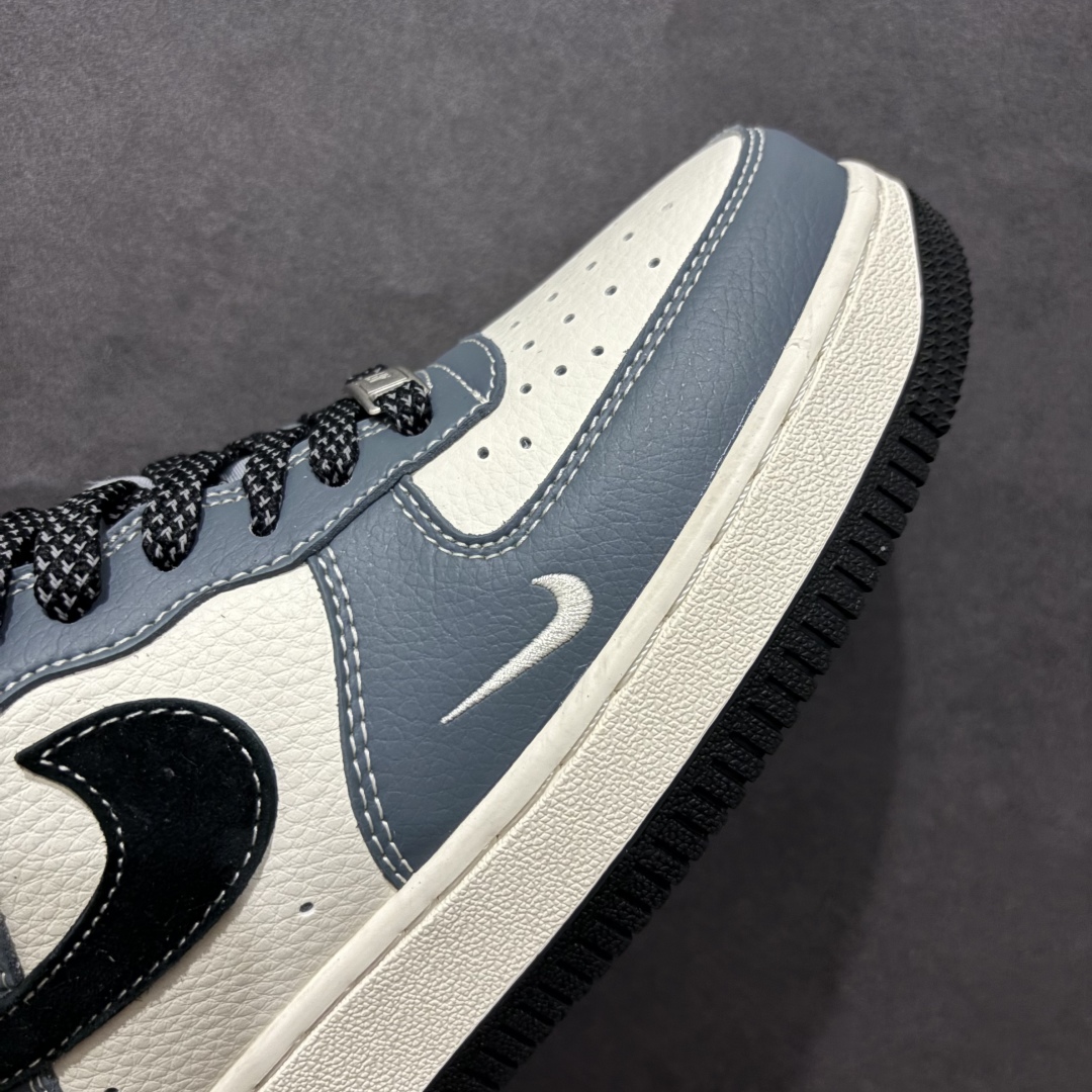 图片[5]-【定制版】Nk Air Force 1\’07 Low 斯图西联名 亮蓝黑勾 空军一号低帮休闲板鞋 XZ3328-198rn#原楦头原纸板 原装鞋盒 定制五金配件 内置全掌气垫 原厂鞋底 r 尺码：36 36.5 37.5 38 38.5 39 40 40.5 41 42 42.5 43 44 44.5 45  编码：HXS310320-莆田鞋批发中心