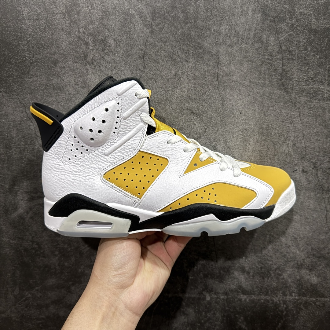 【裁片福利】Air Jordan AJ6 Retro 白黄 CT8529-170 之前5XX的东西 原楦原纸板开发 采购原厂皮料 原厂定型 后跟完美效果 到手可放心比对发售原鞋 上脚百分百充当正品驾驭 真正原装公司级完美鞋型 一切细节实拍所见所得 纸板中底、钢印 完美版型 一应俱全外贸专供 发国外寄售可稳妥充正操作 尺码对应库存‼️ 编码：GQ290320-莆田鞋批发中心