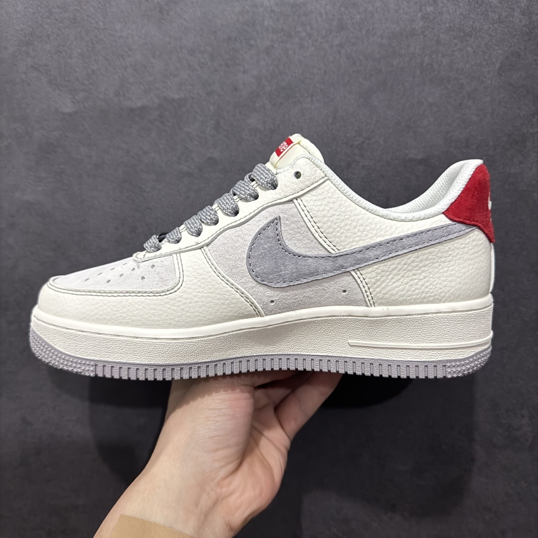 图片[2]-【定制版】Nike Air Force 1 Low 07 x Supreme 白灰红小钩满天星n原楦头原纸板 打造纯正低帮空军版型 专注外贸渠道 全掌内置蜂窝气垫原盒配件 原厂中底钢印、拉帮完美官方货号：BB7518 020 Size：36 36.5 37.5 38 38.5 39 40 40.5 41 42 42.5 43 44 44.5 45 编码：HXS310320-莆田鞋批发中心