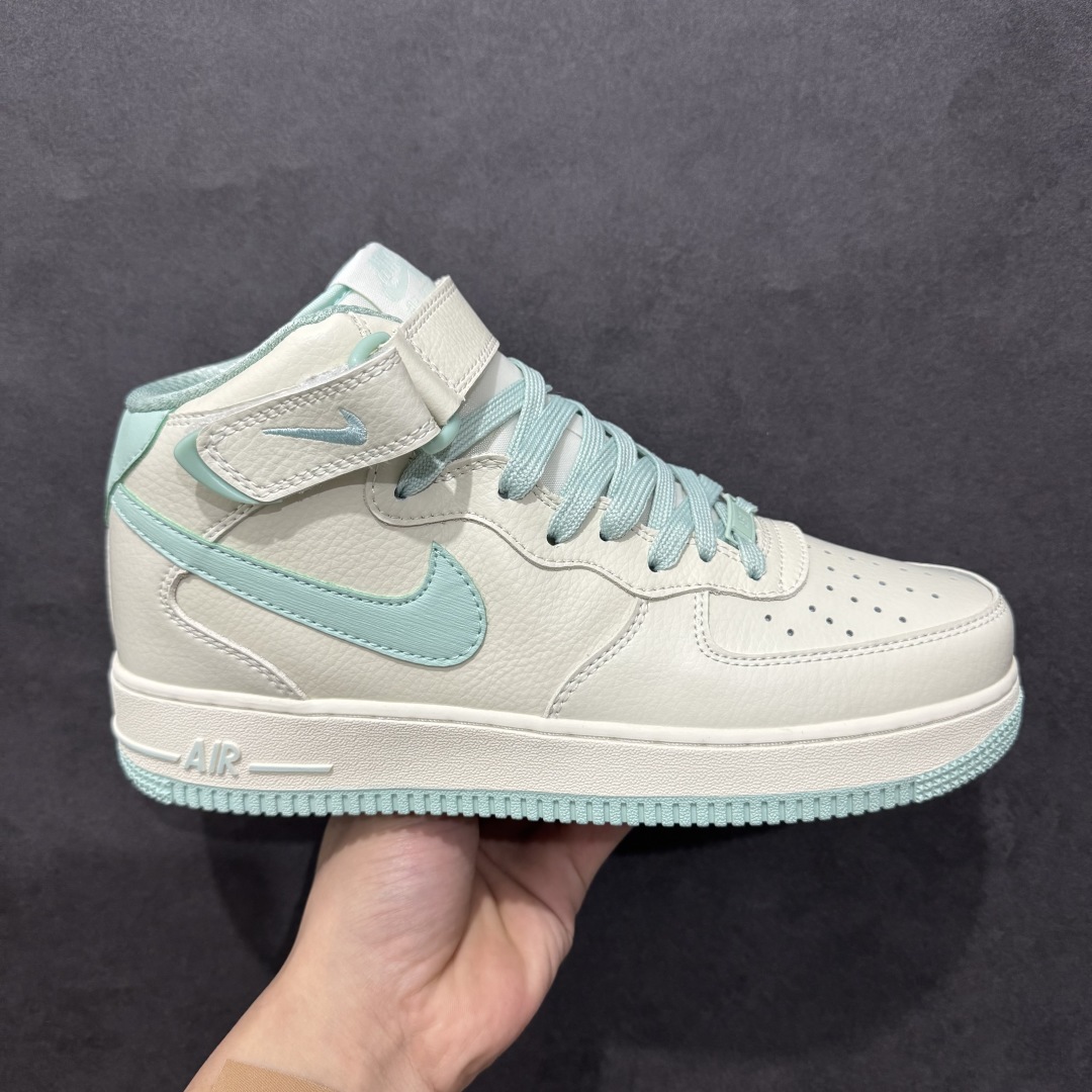 【公司级】Nike Air Force 1 Mid 07 白蒂芙尼蓝n原楦头原纸板 打造纯正中帮空军版型 专注外贸渠道 全掌内置蜂窝气垫原盒配件 原厂中底钢印、拉帮完美官方货号：PA0920 708 Size：36 36.5 37.5 38 38.5 39 40 40.5 41 42 42.5 43 44 44.5 45 编码：HXS310320-莆田鞋批发中心