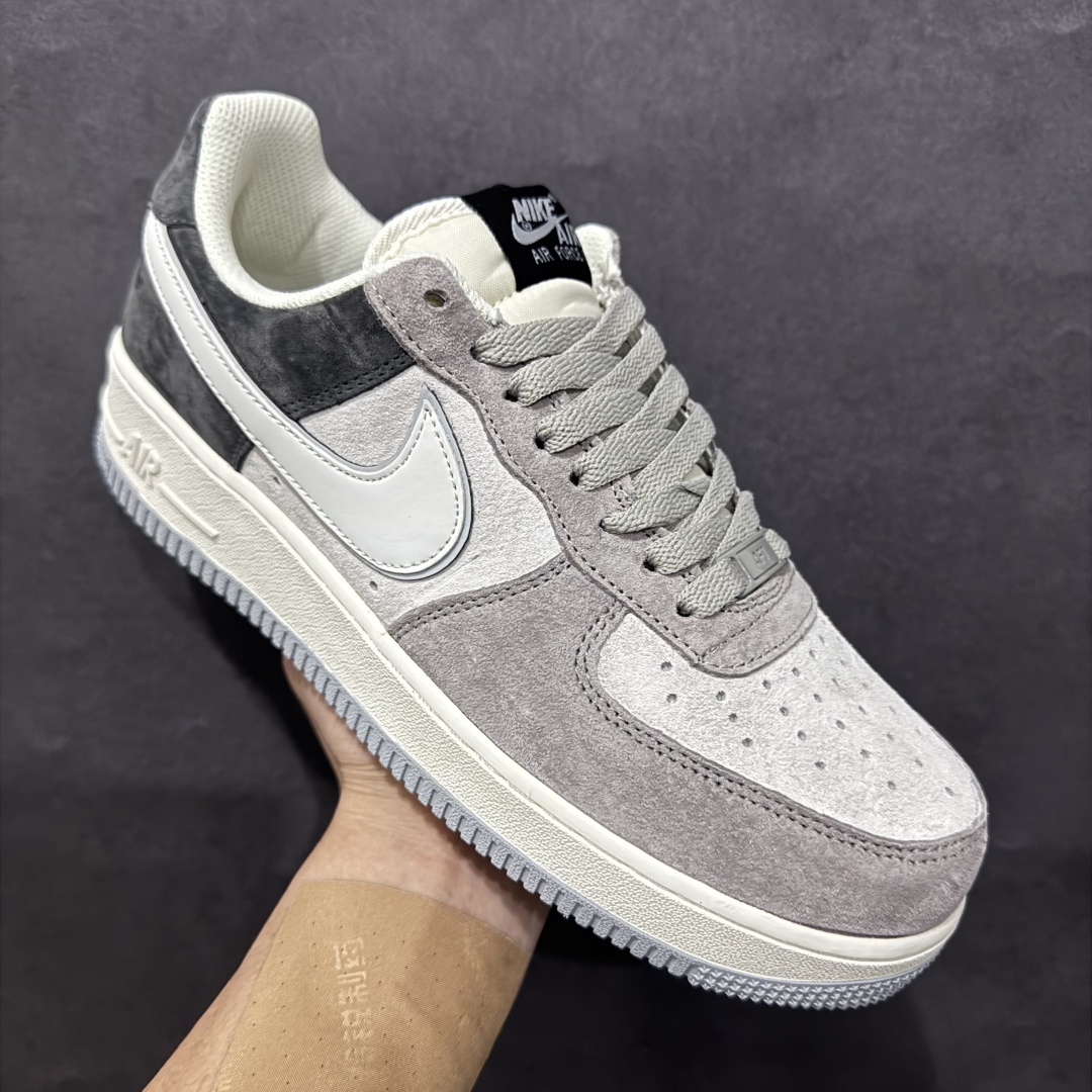 图片[3]-【公司级】Nk Air Force 1\’07 Low 米灰黑配色 空军一号低帮休闲板鞋n#原厂麂皮 3M反光 原楦原纸板 纯正版型 正品NFC感应芯片 高清洁度 内置全掌气垫 货号：DW0831-896 尺码：36 36.5 37.5 38 38.5 39 40 40.5 41 42 42.5 43 44 44.5 45  编码：HXS290300-莆田鞋批发中心