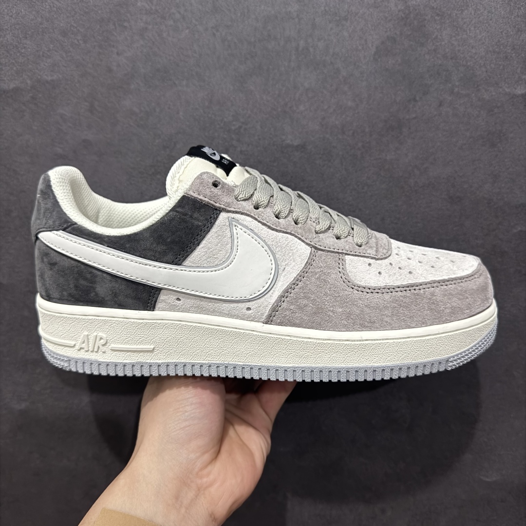 【公司级】Nk Air Force 1\’07 Low 米灰黑配色 空军一号低帮休闲板鞋n#原厂麂皮 3M反光 原楦原纸板 纯正版型 正品NFC感应芯片 高清洁度 内置全掌气垫 货号：DW0831-896 尺码：36 36.5 37.5 38 38.5 39 40 40.5 41 42 42.5 43 44 44.5 45  编码：HXS290300-莆田鞋批发中心