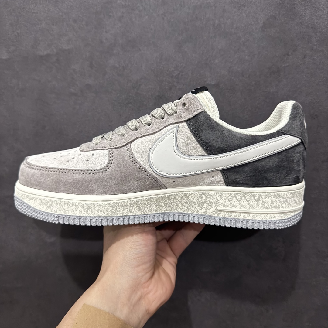 图片[2]-【公司级】Nk Air Force 1\’07 Low 米灰黑配色 空军一号低帮休闲板鞋n#原厂麂皮 3M反光 原楦原纸板 纯正版型 正品NFC感应芯片 高清洁度 内置全掌气垫 货号：DW0831-896 尺码：36 36.5 37.5 38 38.5 39 40 40.5 41 42 42.5 43 44 44.5 45  编码：HXS290300-莆田鞋批发中心