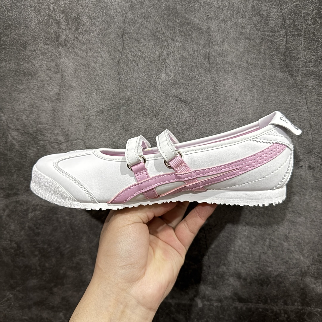 图片[2]-【神版】Patou x Onitsuka Tiger鬼塚虎 MEXICO 66nBALLERINA WHITE/COTTON CANDY 白粉色 货号：1183C379-101 尺码：36 36.5 37 38.5 39 40 40.5 41 编码：DZ200230-莆田鞋批发中心