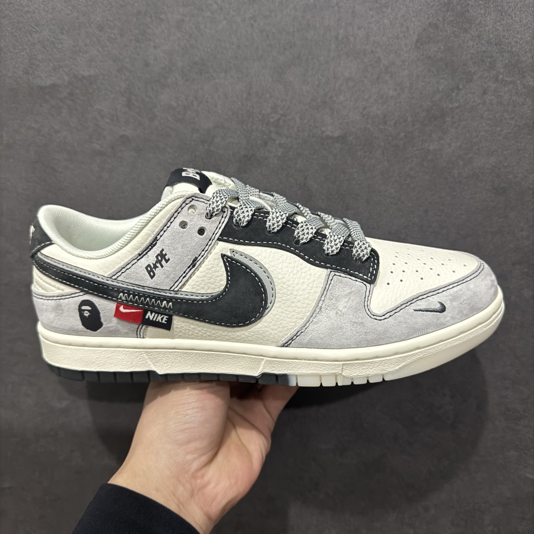 【定制版】Nk SB Dunk Low BAPE联名 猪八黑勾 周年高端定制 低帮休闲板鞋 DM6868-031rn#定制鞋盒 大厂纯原品质出货 超高清洁度 皮料切割干净无任何毛边 细节完美 r 尺码：36 36.5 37.5 38 38.5 39 40 40.5 41 42 42.5 43 44 44.5 45  编码：HXS340360-莆田鞋批发中心