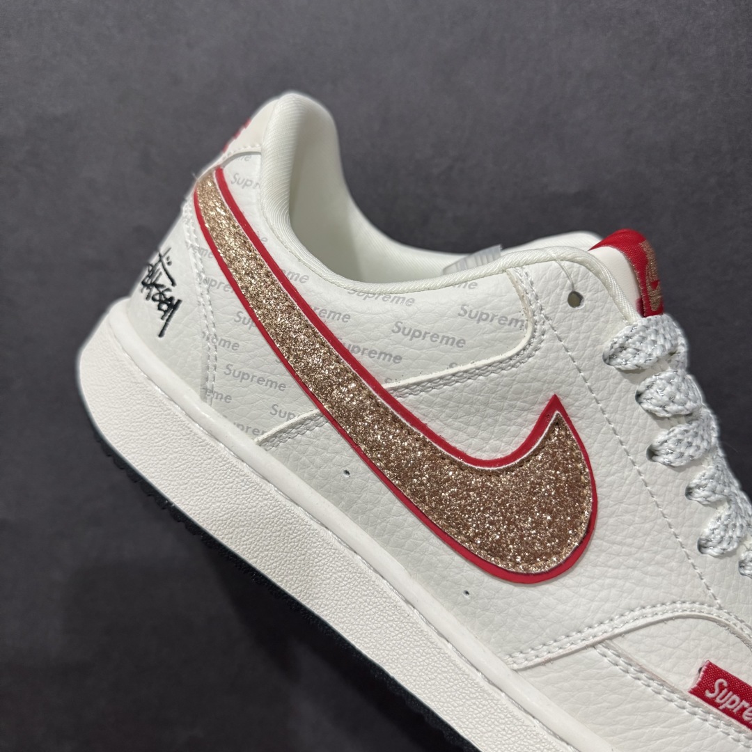 图片[6]-【公司级】Nike Court Vision Low x Stussy x Supreme 白红满天星n休闲运动板鞋 纯原版本n低帮百搭透气休闲运动板鞋，经典耐用的设计n兼顾舒适脚感和出众风范，演绎匠心之作n结构性的支撑贴合感结合复古篮球设计，塑就场外全明星风范官方货号: FD5188 126n码数：36 36.5 37.5 38 38.5 39 40 40.5 41 42 42.5 43 44 44.5 45 编码：CC260280-莆田鞋批发中心