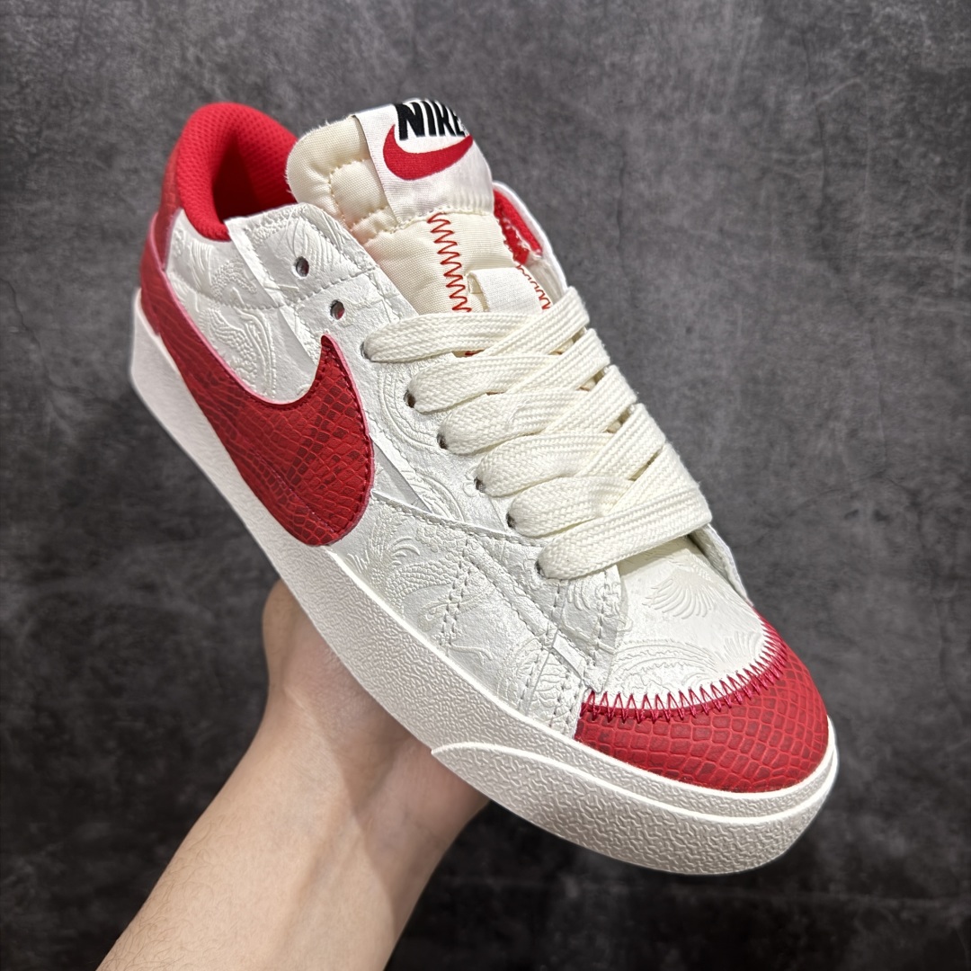 NK Blazer Low'77 Jumbo 蛇年限定 大钩 经典百搭低帮开拓者休闲运动板鞋   DN2158-006