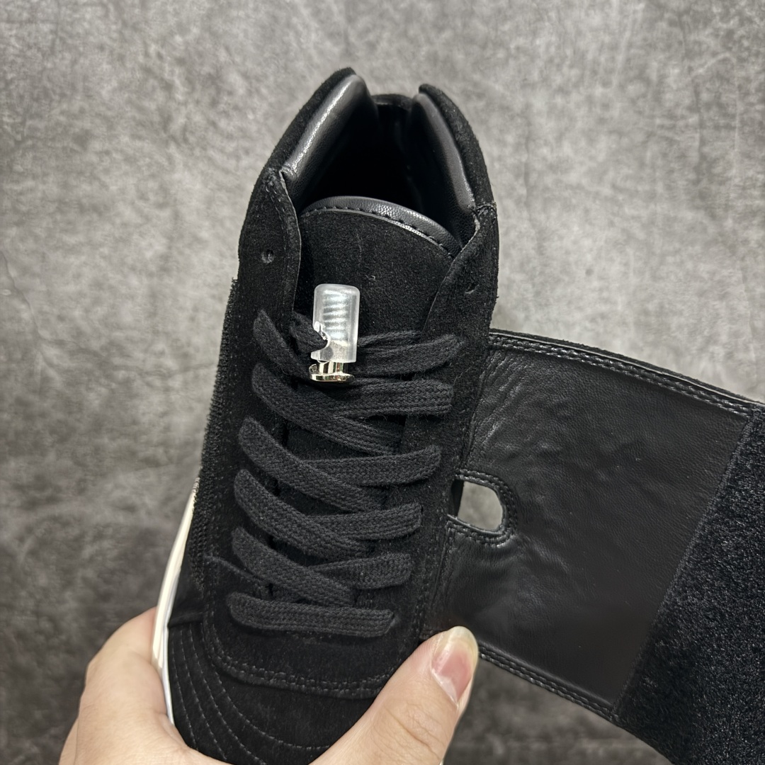 图片[8]-【广东纯原版本】敬畏上帝/Fear of God FOG 101 High Top Sneaker 高帮板鞋 夜蓝浅灰米白色 欧美范儿必备 洛杉矶街头奢牌 平底低帮增高系带百搭休闲运动板鞋 附赠精致鞋带与配防尘袋配件 采用翻毛皮与牛剖革鞋面材质 外置耐磨橡胶大底Size：39 40 41 42 43 44 45 编码：TL410430-莆田鞋批发中心