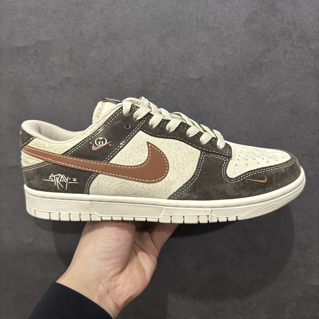 【定制版】Nk SB Dunk Low Stray Rats联名 猪八米棕勾 周年高端定制 低帮休闲板鞋rn#定制鞋盒 大厂纯原品质出货 超高清洁度 皮料切割干净无任何毛边 细节完美货号：DJ2024-082r 尺码：36 36.5 37.5 38 38.5 39 40 40.5 41 42 42.5 43 44 44.5 45  编码：HXS340360-莆田鞋批发中心