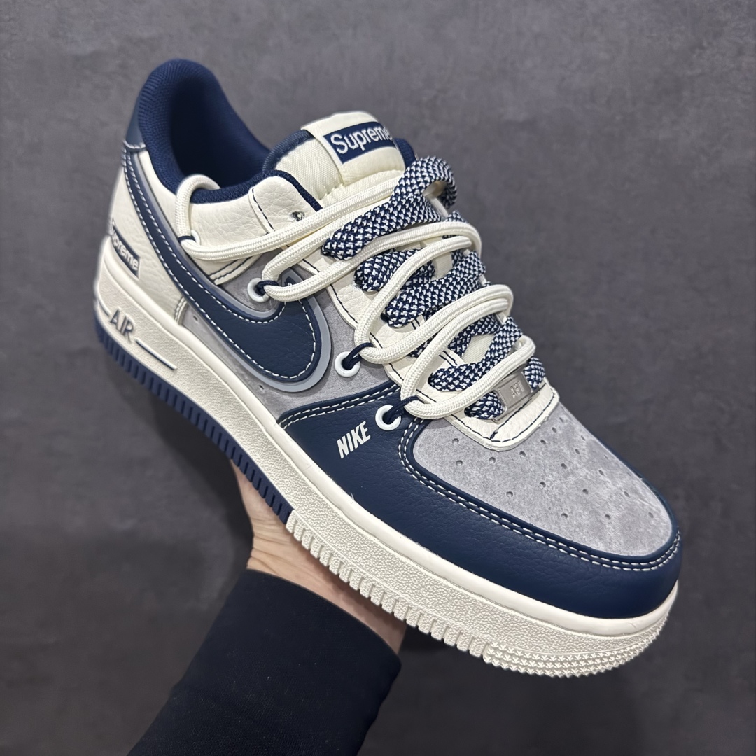 图片[3]-Nike Air Force 1 Low 07 x Supreme 灰蓝白绑带满天星n原楦头原纸板 打造纯正低帮空军版型 专注外贸渠道 全掌内置蜂窝气垫原盒配件 原厂中底钢印、拉帮完美官方货号：DM6688 018 Size：36 36.5 37.5 38 38.5 39 40 40.5 41 42 42.5 43 44 44.5 45 编码：HXS310320-莆田鞋批发中心