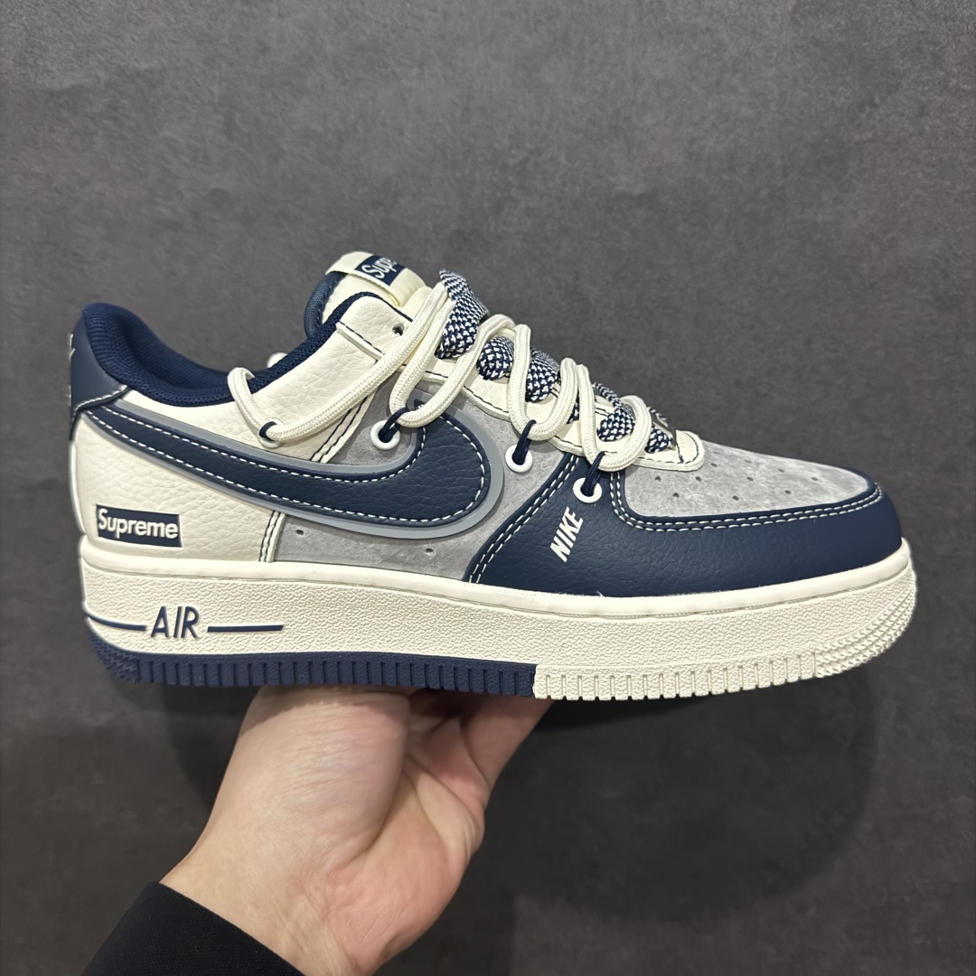 Nike Air Force 1 Low 07 x Supreme 灰蓝白绑带满天星n原楦头原纸板 打造纯正低帮空军版型 专注外贸渠道 全掌内置蜂窝气垫原盒配件 原厂中底钢印、拉帮完美官方货号：DM6688 018 Size：36 36.5 37.5 38 38.5 39 40 40.5 41 42 42.5 43 44 44.5 45 编码：HXS310320-莆田鞋批发中心