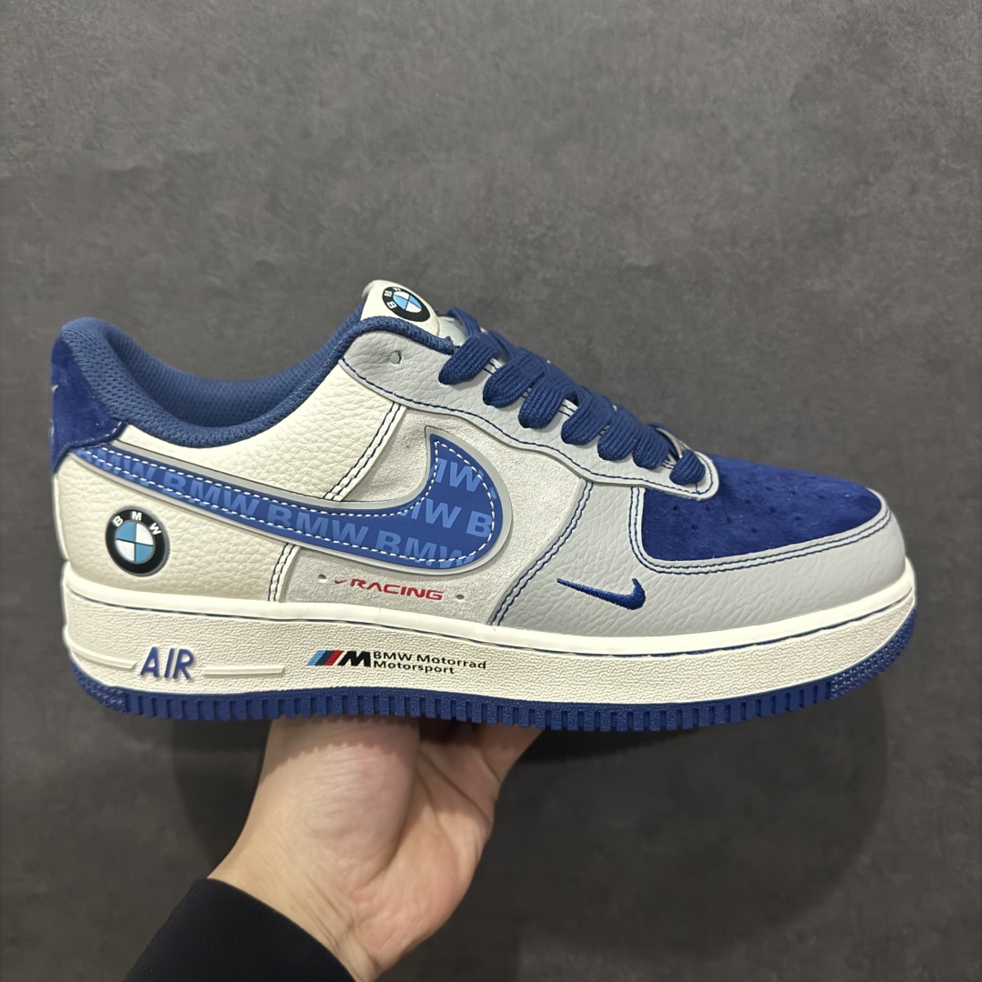 【公司级】Nike Air Force 1 Low 07 x BMW 白灰蓝小钩n原楦头原纸板 打造纯正低帮空军版型 专注外贸渠道 全掌内置蜂窝气垫原盒配件 原厂中底钢印、拉帮完美官方货号：DM6688 017 Size：36 36.5 37.5 38 38.5 39 40 40.5 41 42 42.5 43 44 44.5 45 编码：S310320HX-莆田鞋批发中心