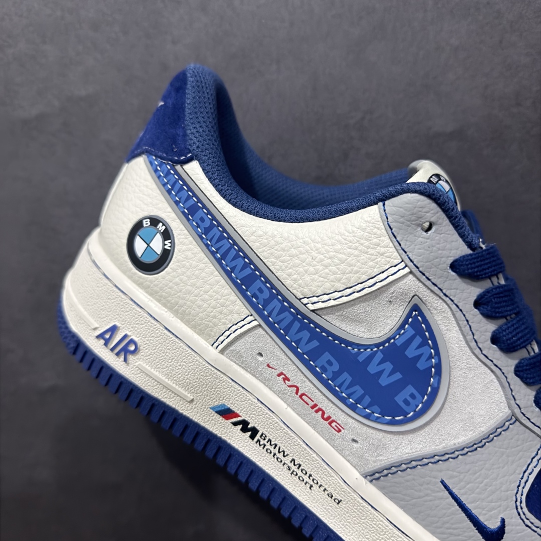 图片[6]-【公司级】Nike Air Force 1 Low 07 x BMW 白灰蓝小钩n原楦头原纸板 打造纯正低帮空军版型 专注外贸渠道 全掌内置蜂窝气垫原盒配件 原厂中底钢印、拉帮完美官方货号：DM6688 017 Size：36 36.5 37.5 38 38.5 39 40 40.5 41 42 42.5 43 44 44.5 45 编码：S310320HX-莆田鞋批发中心