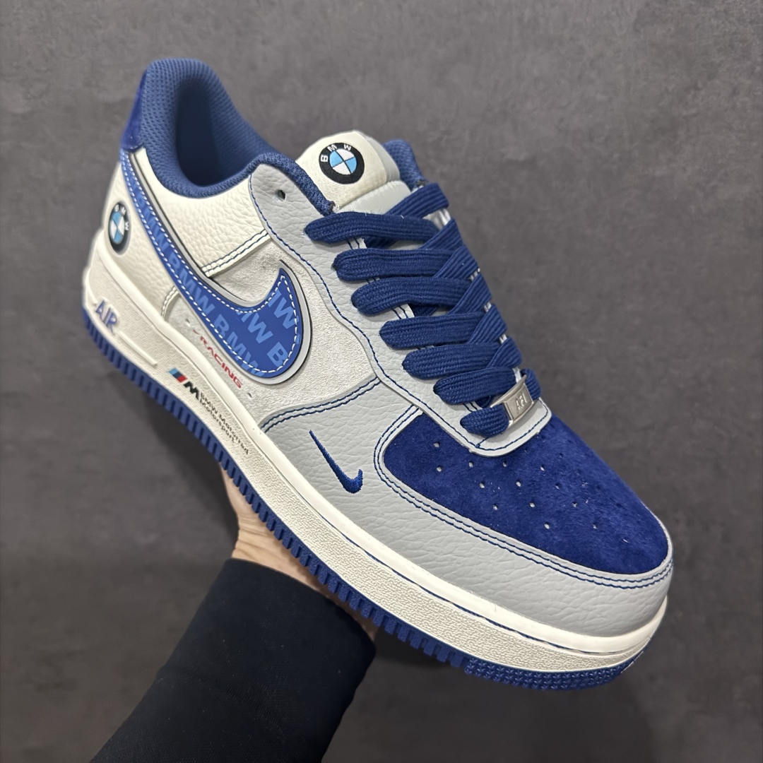 图片[3]-【公司级】Nike Air Force 1 Low 07 x BMW 白灰蓝小钩n原楦头原纸板 打造纯正低帮空军版型 专注外贸渠道 全掌内置蜂窝气垫原盒配件 原厂中底钢印、拉帮完美官方货号：DM6688 017 Size：36 36.5 37.5 38 38.5 39 40 40.5 41 42 42.5 43 44 44.5 45 编码：S310320HX-莆田鞋批发中心