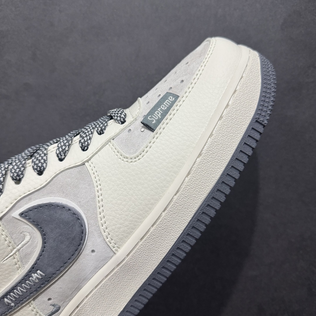 图片[5]-【公司级】Nike Air Force 1 Low 07 x Stussy x Supreme 白灰双小钩满天星n原楦头原纸板 打造纯正低帮空军版型 专注外贸渠道 全掌内置蜂窝气垫原盒配件 原厂中底钢印、拉帮完美官方货号：DM6688 003 Size：36 36.5 37.5 38 38.5 39 40 40.5 41 42 42.5 43 44 44.5 45 编码：HXS310320-莆田鞋批发中心