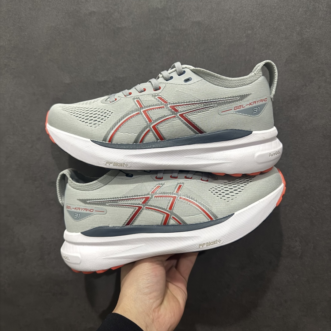 图片[17]-【公司级】Asics Gel-Kayano 31 Platinum  亚瑟士31代 运动休闲透气专业跑鞋 rn原档案据数开发楦型纸版 原装印尼工代进口单丝纤维程工网布鞋面，更贴合脚型和舒适透气，后跟稳定片带来合脚舒适的穿着感优化后的GEL，提供更好的缓冲保护性，FLYTEFOAM BLAST中底科技，兼具轻量、缓冲、回弹，提升跑步推进力，给跑步健将营造新的跑步体验。 r 尺码：36 37 37.5 38 39 39.5 40 40.5 41.5 42 42.5 43.5 44 45  编码：LDS230250-莆田鞋批发中心