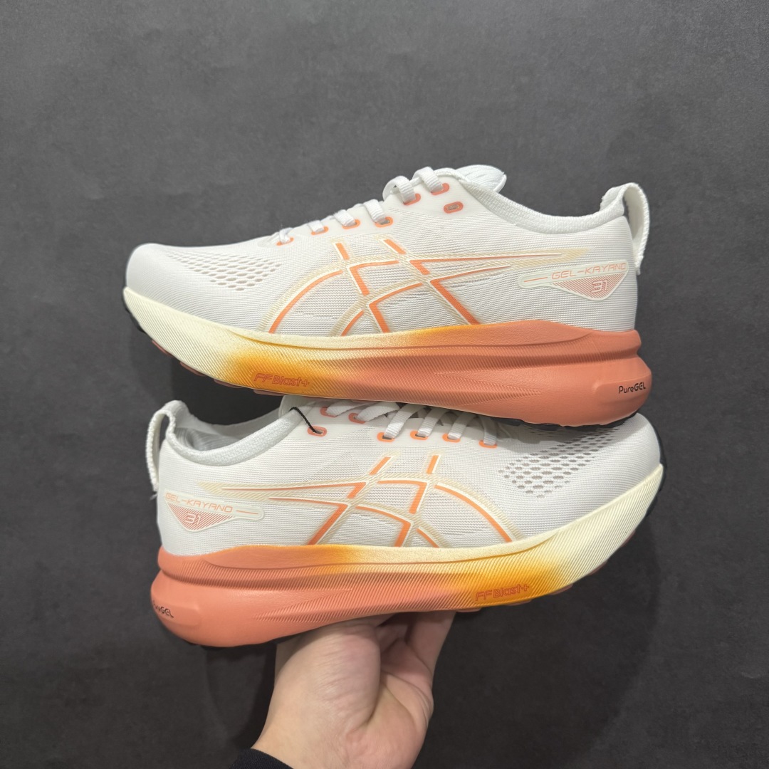 图片[15]-【公司级】Asics Gel-Kayano 31 Platinum  亚瑟士31代 运动休闲透气专业跑鞋 rn原档案据数开发楦型纸版 原装印尼工代进口单丝纤维程工网布鞋面，更贴合脚型和舒适透气，后跟稳定片带来合脚舒适的穿着感优化后的GEL，提供更好的缓冲保护性，FLYTEFOAM BLAST中底科技，兼具轻量、缓冲、回弹，提升跑步推进力，给跑步健将营造新的跑步体验。 r 尺码：36 37 37.5 38 39 39.5 40 40.5 41.5 42 42.5 43.5 44 45  编码：LDS230250-莆田鞋批发中心