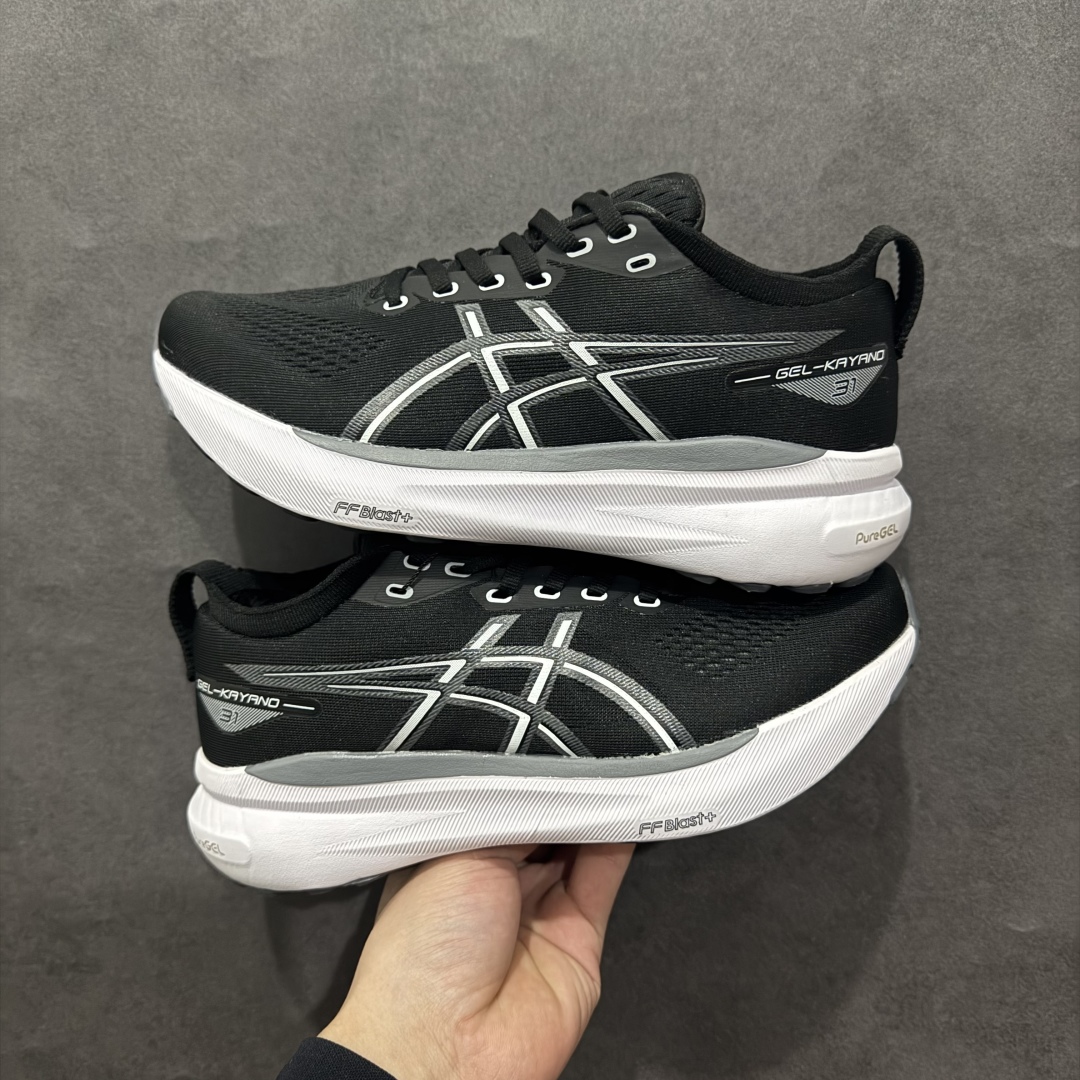 图片[2]-【公司级】Asics Gel-Kayano 31 Platinum  亚瑟士31代 运动休闲透气专业跑鞋 rn原档案据数开发楦型纸版 原装印尼工代进口单丝纤维程工网布鞋面，更贴合脚型和舒适透气，后跟稳定片带来合脚舒适的穿着感优化后的GEL，提供更好的缓冲保护性，FLYTEFOAM BLAST中底科技，兼具轻量、缓冲、回弹，提升跑步推进力，给跑步健将营造新的跑步体验。 r 尺码：36 37 37.5 38 39 39.5 40 40.5 41.5 42 42.5 43.5 44 45  编码：LDS230250-莆田鞋批发中心