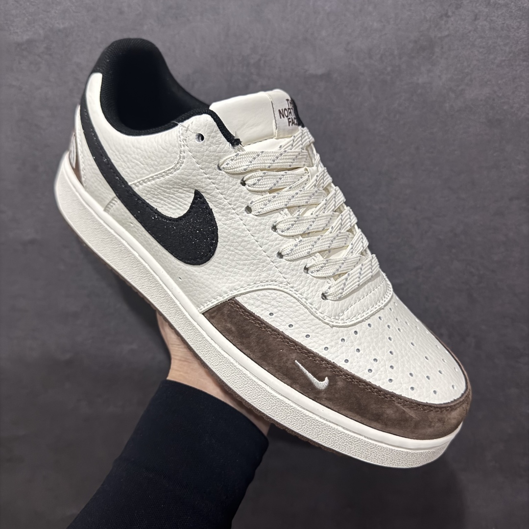 图片[3]-【定制版】Nike Court Vision Low 北面联名 休闲运动板鞋低帮百搭透气休闲运动板鞋，经典耐用的设计，兼顾舒适脚感和出众风范，演绎匠心之作。结构性的支撑贴合感结合复古篮球设计，塑就场外全明星风范官方货号: FD5188 125 尺码：36 36.5 37.5 38 38.5 39 40 40.5 41 42 42.5 43 44 44.5 45 编码：CC260280-莆田鞋批发中心