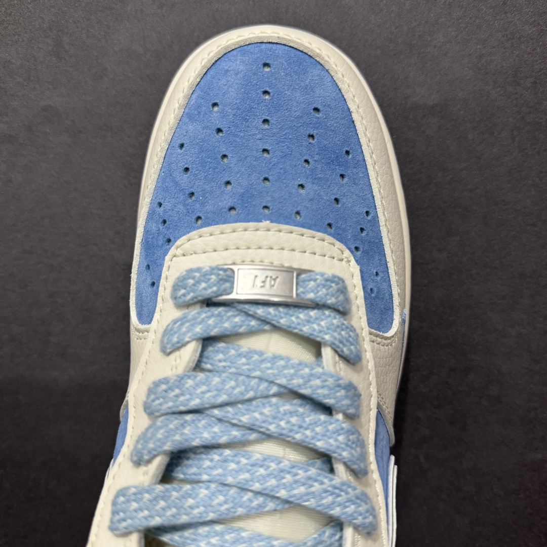 图片[8]-【公司级】Nike Air Force 1 Low 07 x The North Face 白蓝小钩满天星n原楦头原纸板 打造纯正低帮空军版型 专注外贸渠道 全掌内置蜂窝气垫原盒配件 原厂中底钢印、拉帮完美官方货号：QY6818 534 Size：36 36.5 37.5 38 38.5 39 40 40.5 41 42 42.5 43 44 44.5 45 编码：CC280300-莆田鞋批发中心