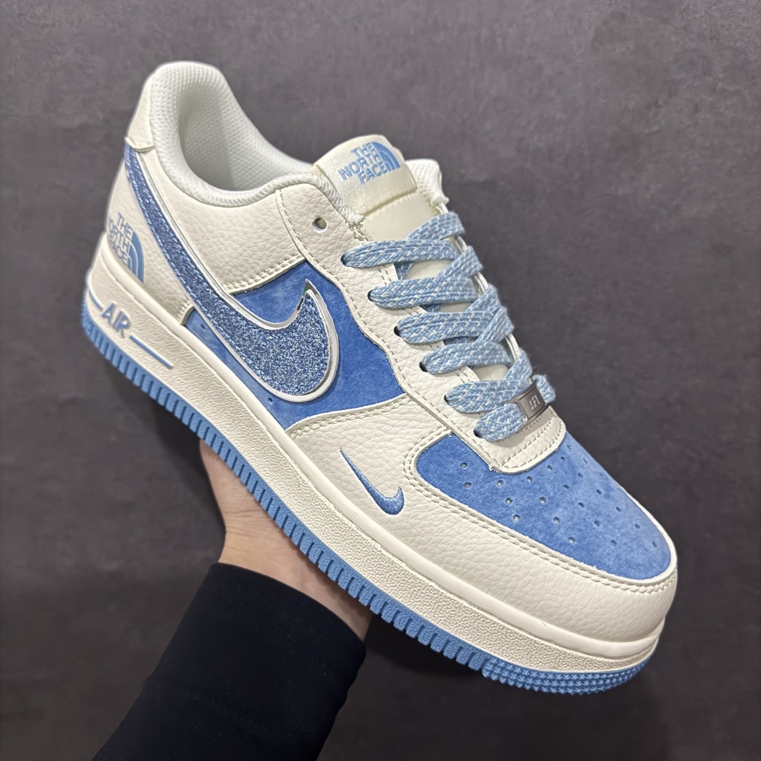 图片[3]-【公司级】Nike Air Force 1 Low 07 x The North Face 白蓝小钩满天星n原楦头原纸板 打造纯正低帮空军版型 专注外贸渠道 全掌内置蜂窝气垫原盒配件 原厂中底钢印、拉帮完美官方货号：QY6818 534 Size：36 36.5 37.5 38 38.5 39 40 40.5 41 42 42.5 43 44 44.5 45 编码：CC280300-莆田鞋批发中心