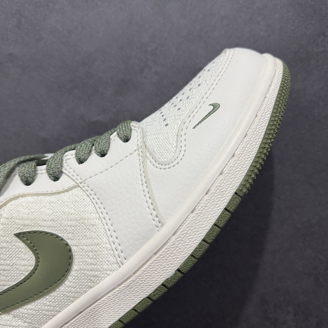 图片[5]-【定制版】Air Jordan 1 Low AJ1 乔1 古驰联名-米绿针织 高端定制 低帮复古篮球鞋rn#定制鞋盒 大厂纯原品质出货 超高清洁度 皮料切割干净无任何毛边 细节完美货号：DM5688-103r 尺码：36 36.5 37.5 38 38.5 39 40 40.5 41 42 42.5 43 44 44.5 45  编码：HXS260280-莆田鞋批发中心