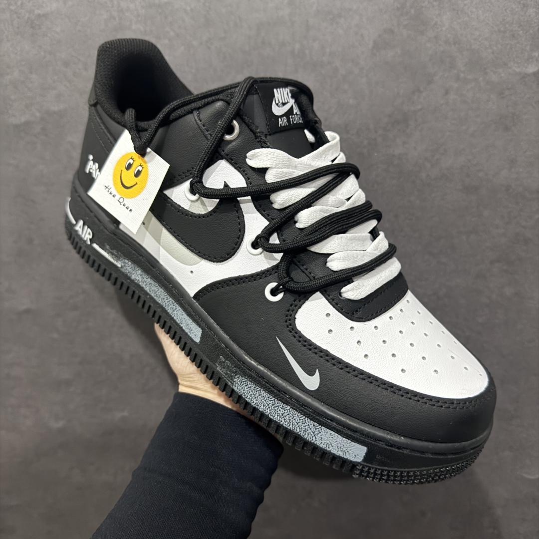 图片[3]-【公司级】Nike Air Force 1 Low 07 黑白小钩绑带 笑脸贴布n原楦头原纸板 打造纯正低帮空军版型 专注外贸渠道 全掌内置蜂窝气垫原盒配件 原厂中底钢印、拉帮完美官方货号：CV9879 542 Size：36 36.5 37.5 38 38.5 39 40 40.5 41 42 42.5 43 44 44.5 45 编码：HXS310320-莆田鞋批发中心