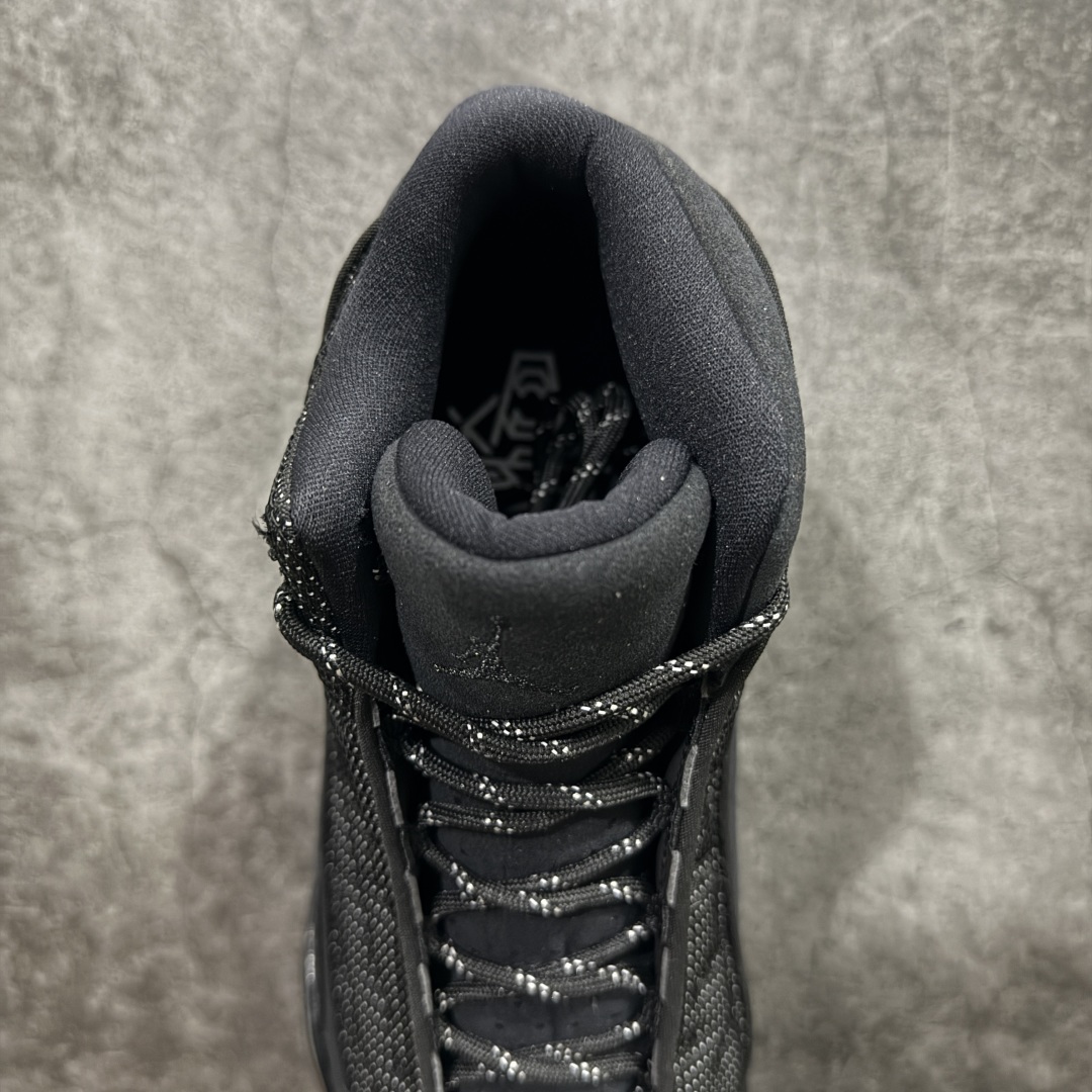 图片[8]-【TK至尊版】Air Jordan AJ13 纯黑 黑猫反光猫眼 414571-011n全新订单配色 高端零售外贸混卖专供品质国内专业外贸AJ大厂出品原厂楦头纸板 原厂皮料打造 3D变色原厂猫眼 真碳板 内置前后双气垫外贸大厂纯原出品 原鞋开发  版型近乎零偏差 采购原厂皮料 LOGO五金部件高价开发私模 杜绝一眼假版本 #原鞋1:1开模大底共3层贴合工艺 三层中间加入海玻璃缓震鞋垫 大底采用进口一次MD而非市面二次MD低价原料成型 进口MD材料异味较少比原鞋还少 市面异味大刺鼻 Size：40 40.5 41 42 42.5 43 44 44.5 45 46 47.5 编码：ZG460500-莆田鞋批发中心