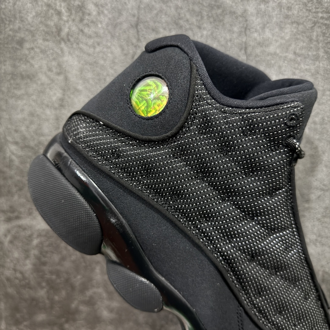 图片[7]-【TK至尊版】Air Jordan AJ13 纯黑 黑猫反光猫眼 414571-011n全新订单配色 高端零售外贸混卖专供品质国内专业外贸AJ大厂出品原厂楦头纸板 原厂皮料打造 3D变色原厂猫眼 真碳板 内置前后双气垫外贸大厂纯原出品 原鞋开发  版型近乎零偏差 采购原厂皮料 LOGO五金部件高价开发私模 杜绝一眼假版本 #原鞋1:1开模大底共3层贴合工艺 三层中间加入海玻璃缓震鞋垫 大底采用进口一次MD而非市面二次MD低价原料成型 进口MD材料异味较少比原鞋还少 市面异味大刺鼻 Size：40 40.5 41 42 42.5 43 44 44.5 45 46 47.5 编码：ZG460500-莆田鞋批发中心