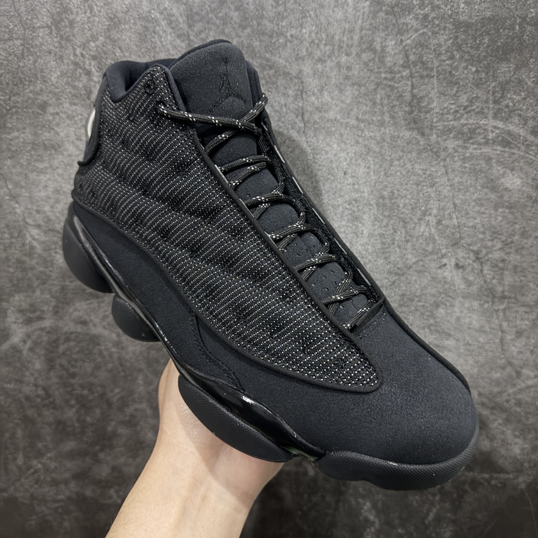 图片[3]-【TK至尊版】Air Jordan AJ13 纯黑 黑猫反光猫眼 414571-011n全新订单配色 高端零售外贸混卖专供品质国内专业外贸AJ大厂出品原厂楦头纸板 原厂皮料打造 3D变色原厂猫眼 真碳板 内置前后双气垫外贸大厂纯原出品 原鞋开发  版型近乎零偏差 采购原厂皮料 LOGO五金部件高价开发私模 杜绝一眼假版本 #原鞋1:1开模大底共3层贴合工艺 三层中间加入海玻璃缓震鞋垫 大底采用进口一次MD而非市面二次MD低价原料成型 进口MD材料异味较少比原鞋还少 市面异味大刺鼻 Size：40 40.5 41 42 42.5 43 44 44.5 45 46 47.5 编码：ZG460500-莆田鞋批发中心