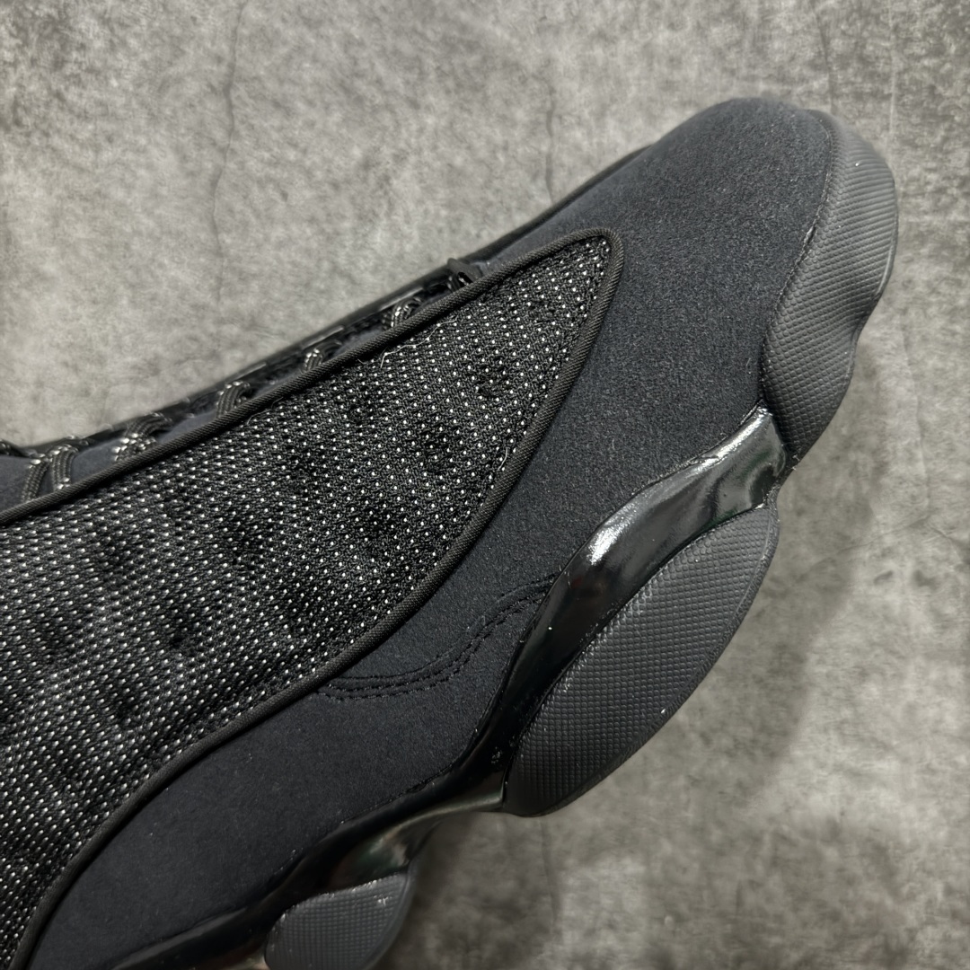 图片[6]-【TK至尊版】Air Jordan AJ13 纯黑 黑猫反光猫眼 414571-011n全新订单配色 高端零售外贸混卖专供品质国内专业外贸AJ大厂出品原厂楦头纸板 原厂皮料打造 3D变色原厂猫眼 真碳板 内置前后双气垫外贸大厂纯原出品 原鞋开发  版型近乎零偏差 采购原厂皮料 LOGO五金部件高价开发私模 杜绝一眼假版本 #原鞋1:1开模大底共3层贴合工艺 三层中间加入海玻璃缓震鞋垫 大底采用进口一次MD而非市面二次MD低价原料成型 进口MD材料异味较少比原鞋还少 市面异味大刺鼻 Size：40 40.5 41 42 42.5 43 44 44.5 45 46 47.5 编码：ZG460500-莆田鞋批发中心